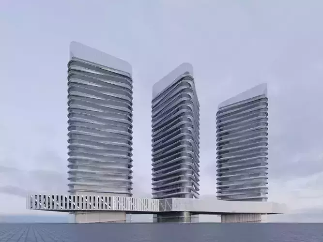 mixed use modern building