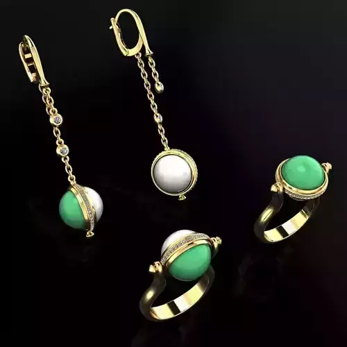 Ring and Earrings 112