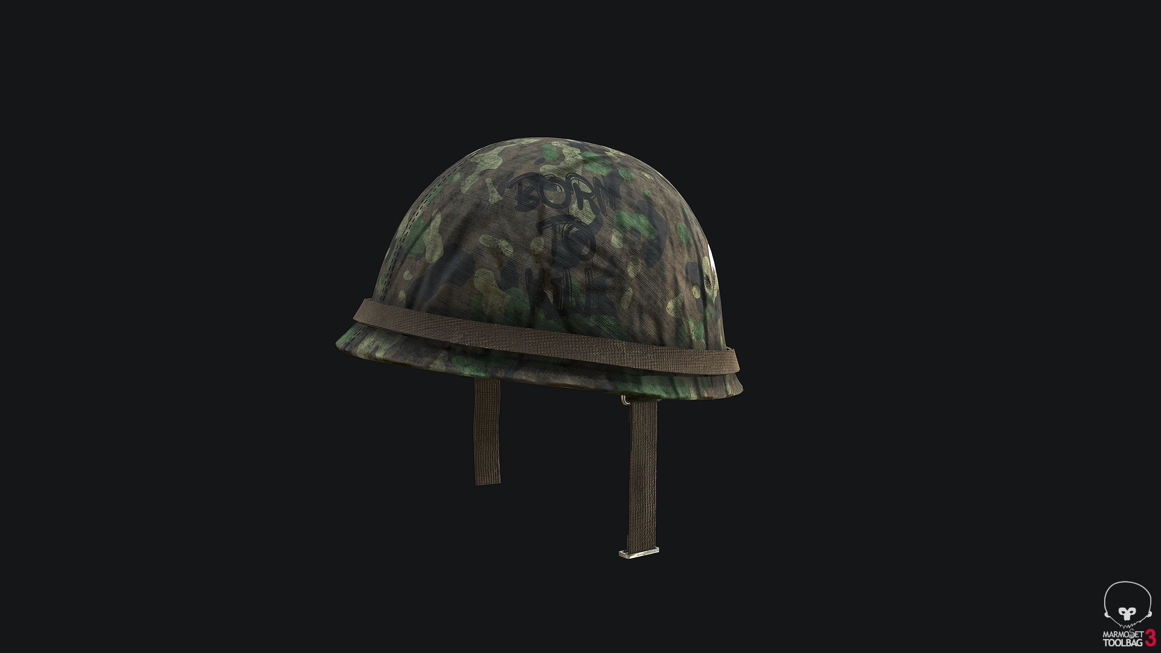 WW2 US Army Helmet PACK 3D Model Collection_4