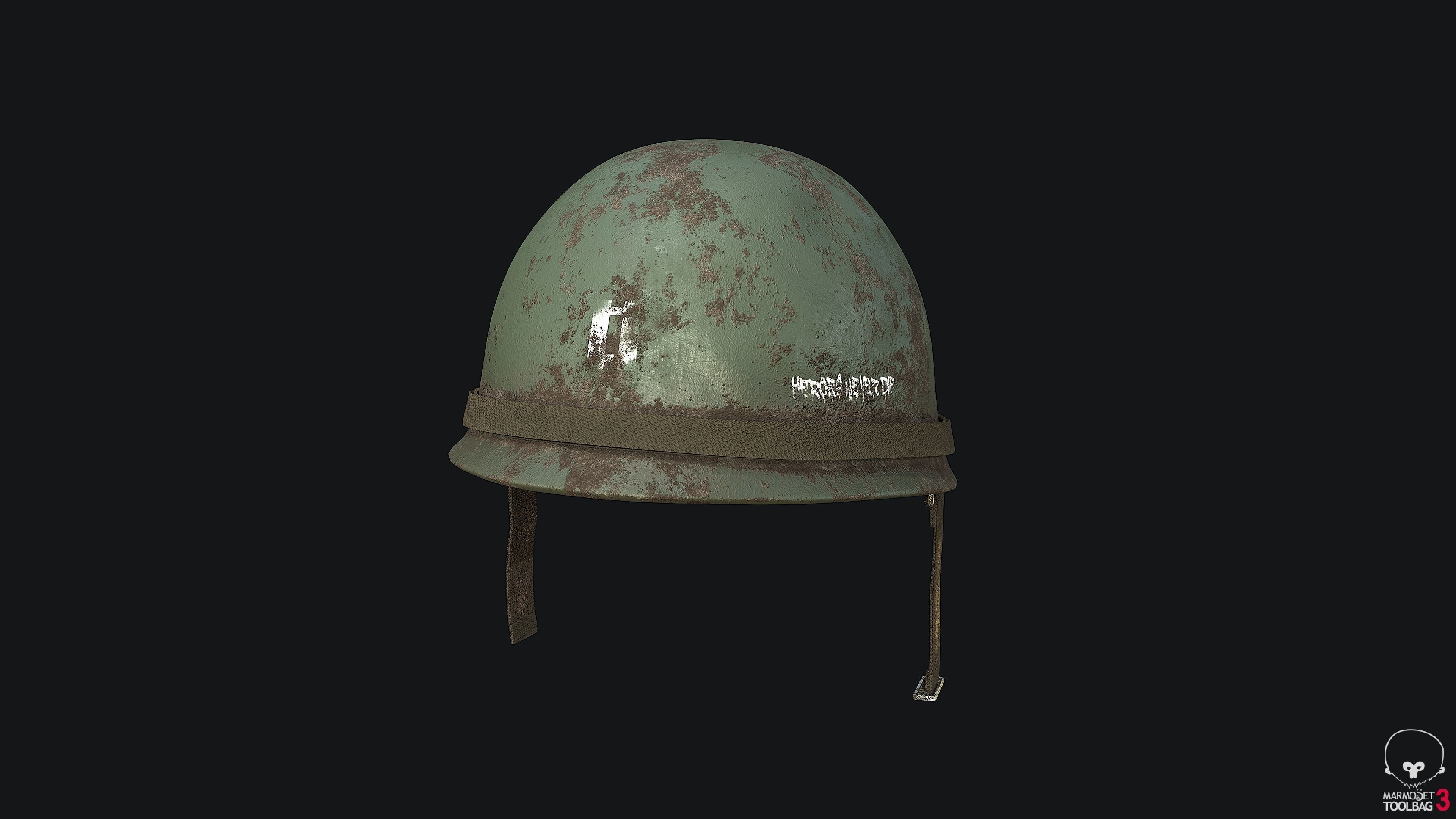 WW2 US Army Helmet PACK 3D Model Collection_5