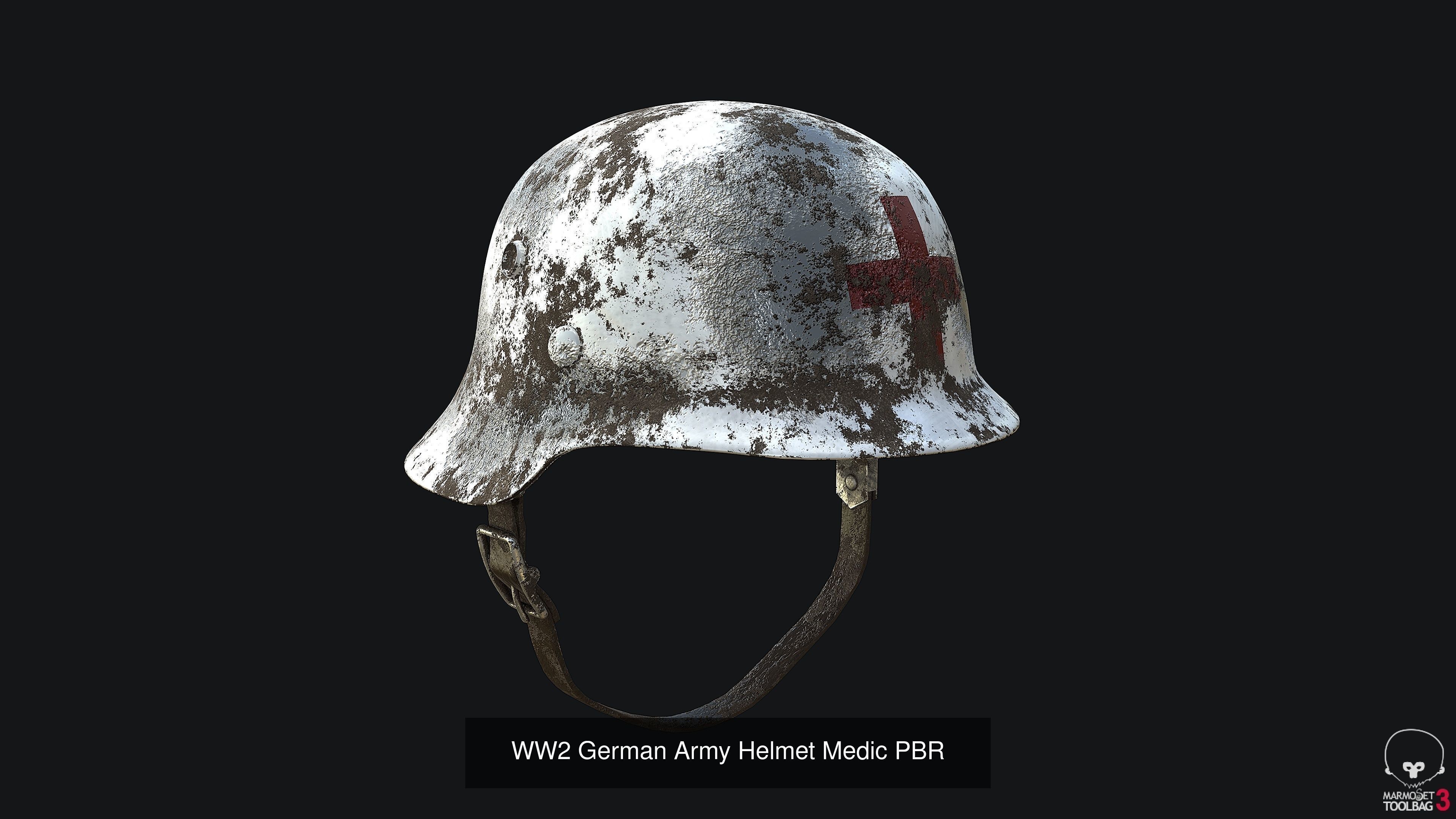WW2 German Army Helmet PACK 3D Model Collection_5