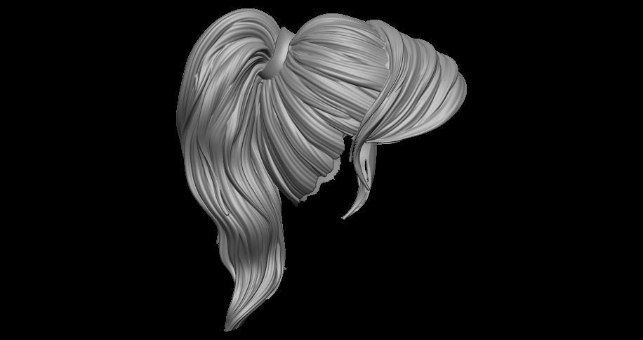 hair 2 3D print model_7