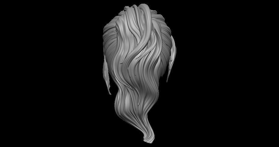 hair 2 3D print model_5