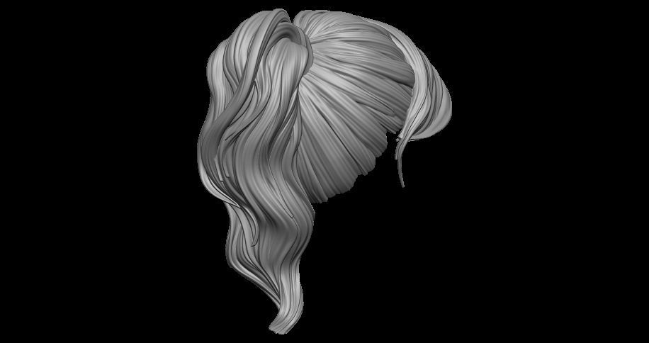 hair 2 3D print model_6