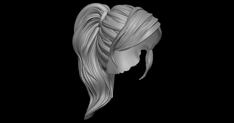 hair 2 3D print model_8
