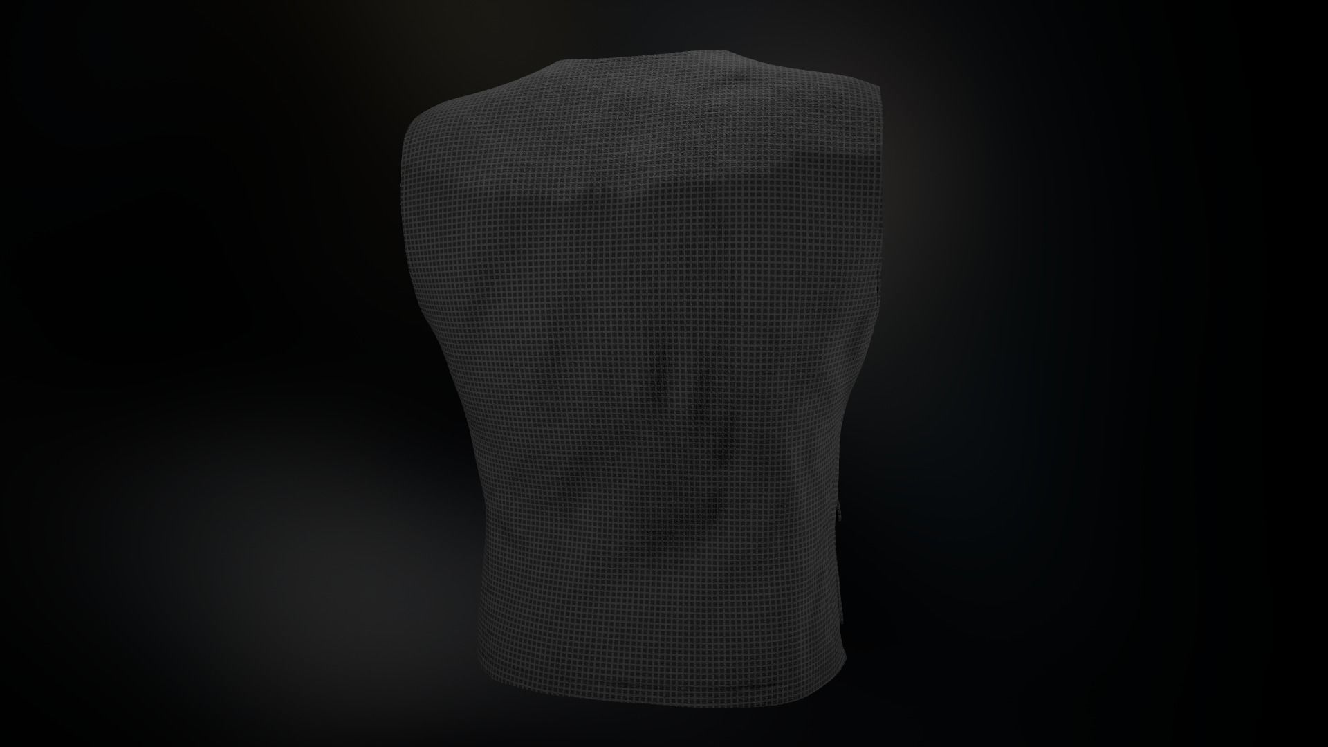 Casual Vest Style 2 Low-poly 3D model_6