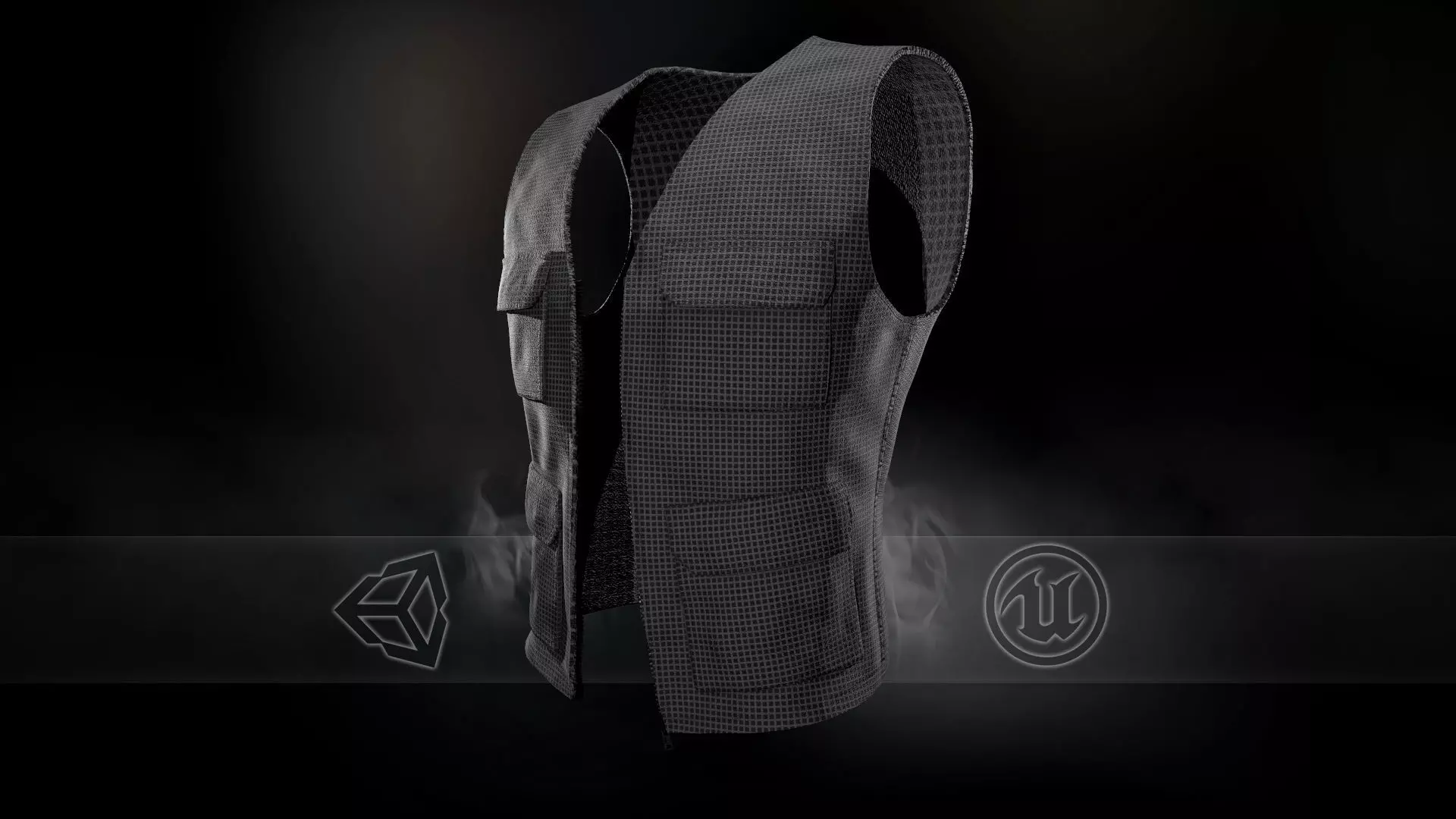 Casual Vest Style 2 Low-poly 3D model_0