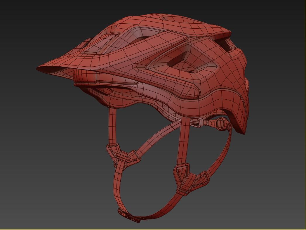 Bike Helmet 3D model_8