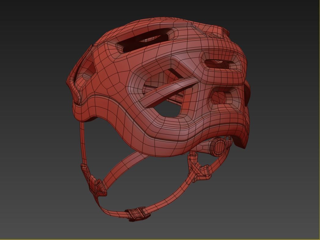 Bike Helmet 3D model_10