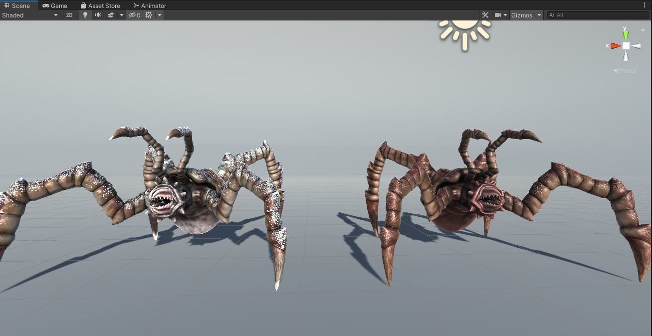 Monster Devourer Low-poly 3D model_29