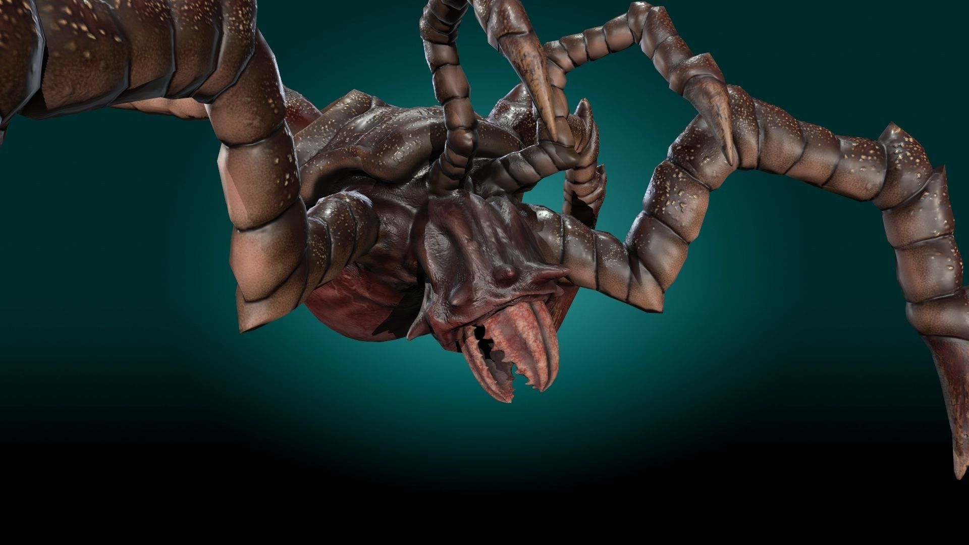 Monster Devourer Low-poly 3D model_18