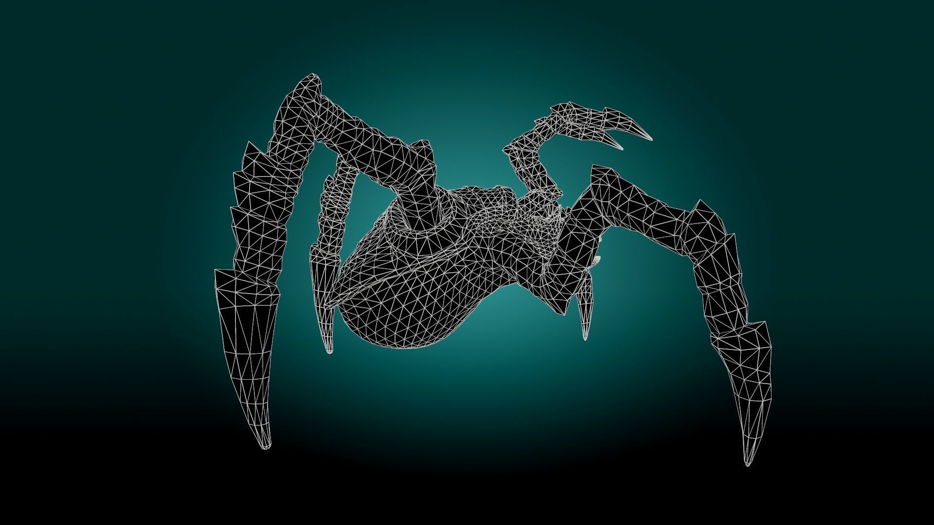 Monster Devourer Low-poly 3D model_21