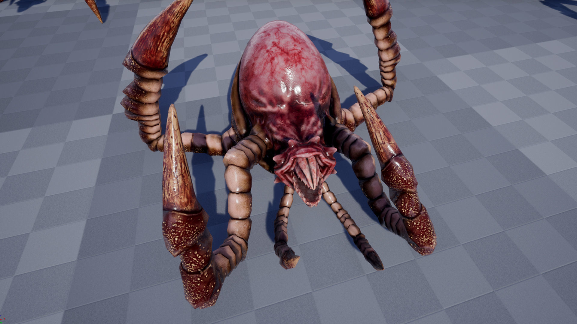 Monster Devourer Low-poly 3D model_26