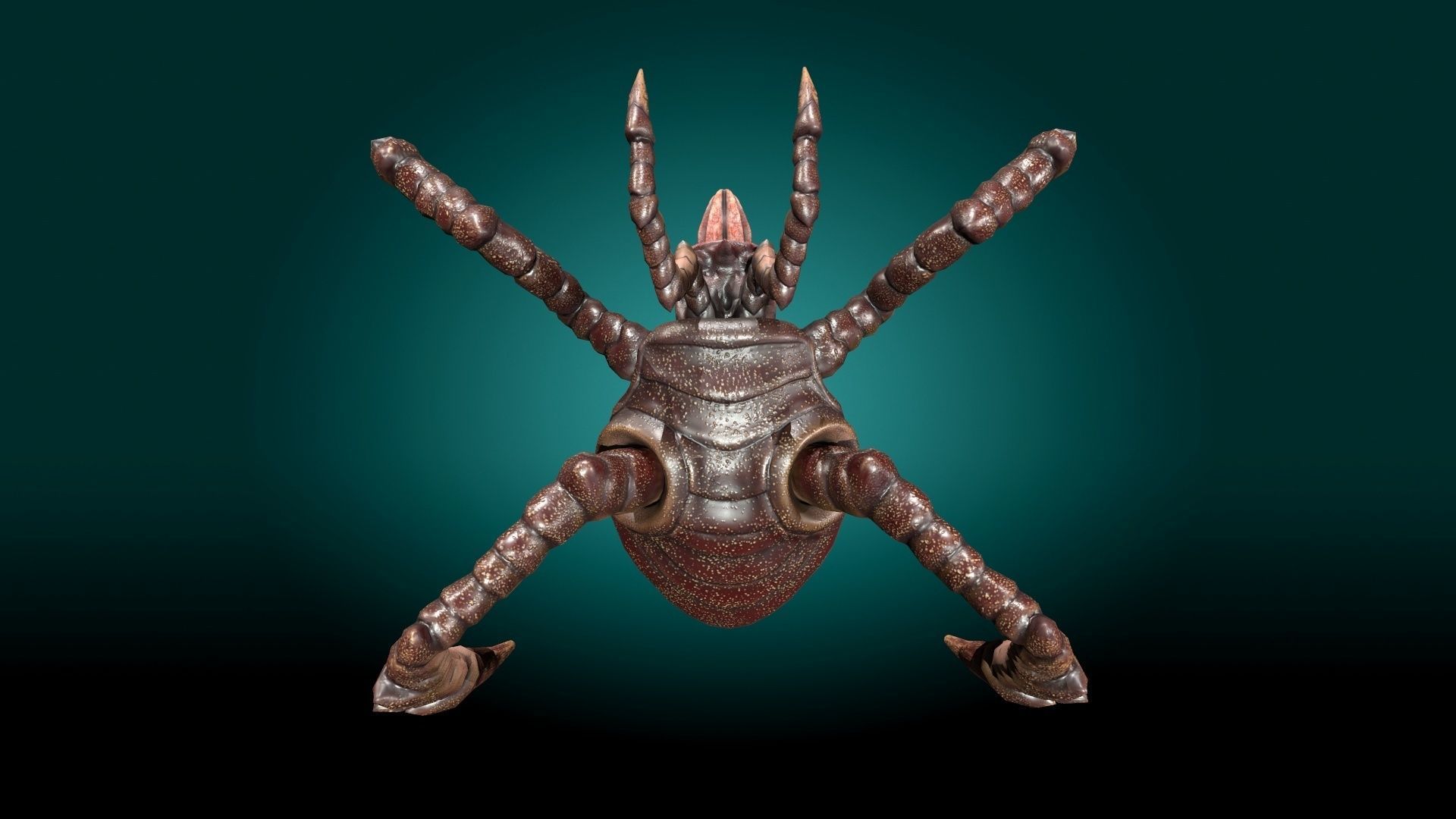 Monster Devourer Low-poly 3D model_12