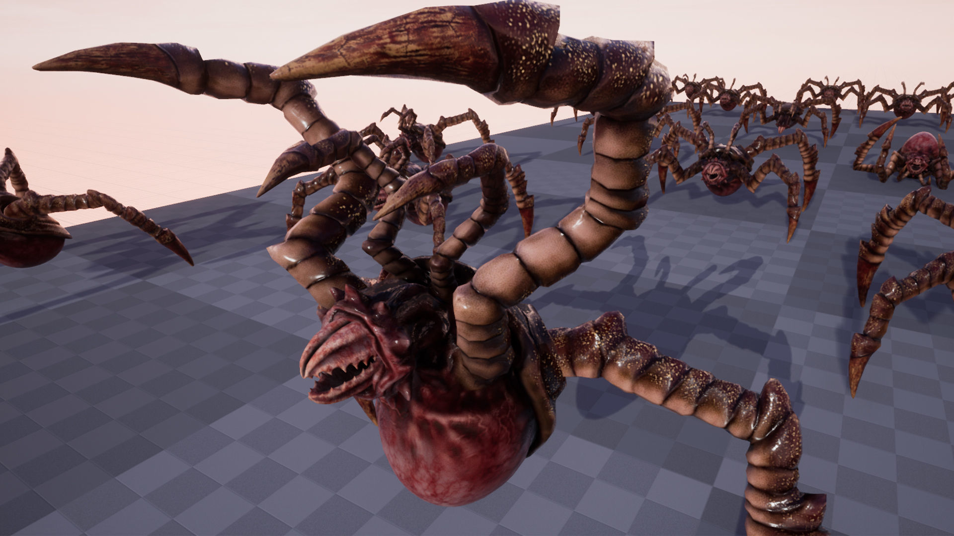 Monster Devourer Low-poly 3D model_28