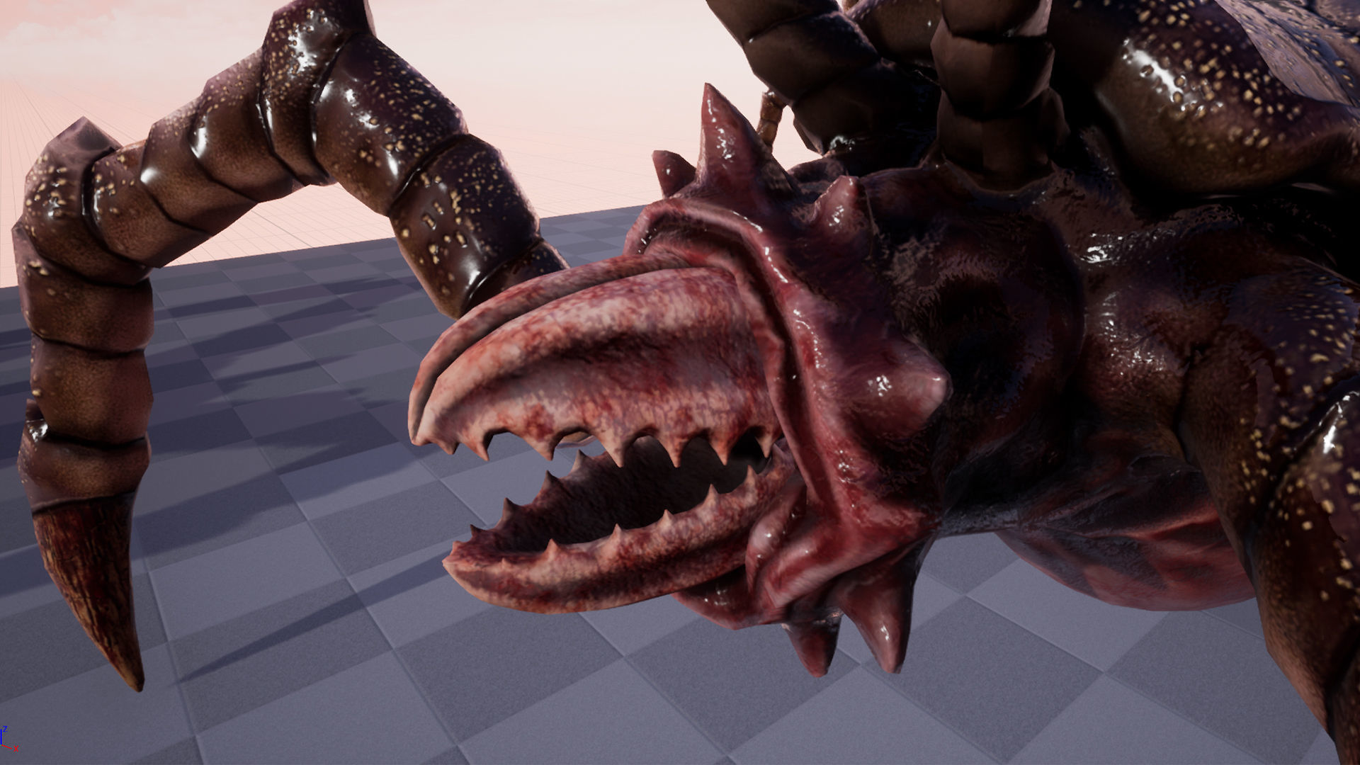 Monster Devourer Low-poly 3D model_27