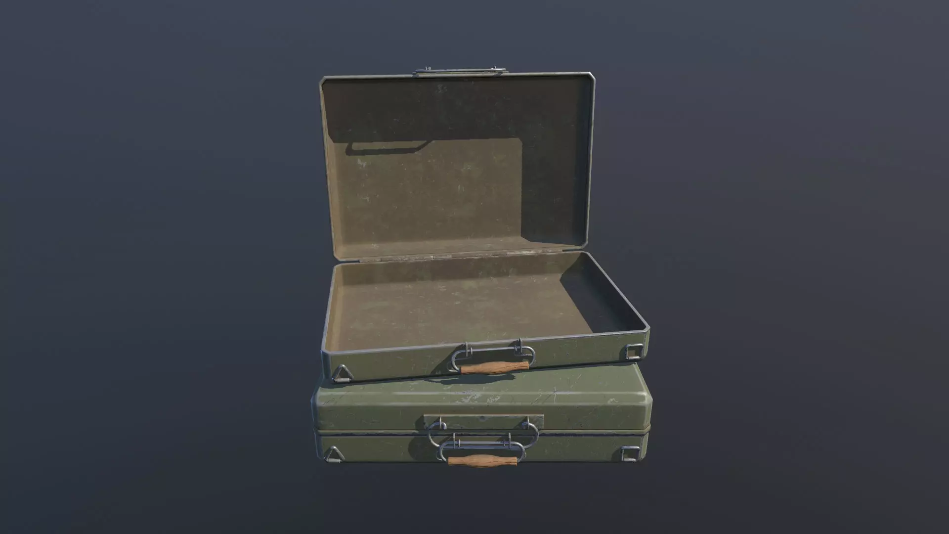 Iron Box Animated PBR Low-poly 3D model_0