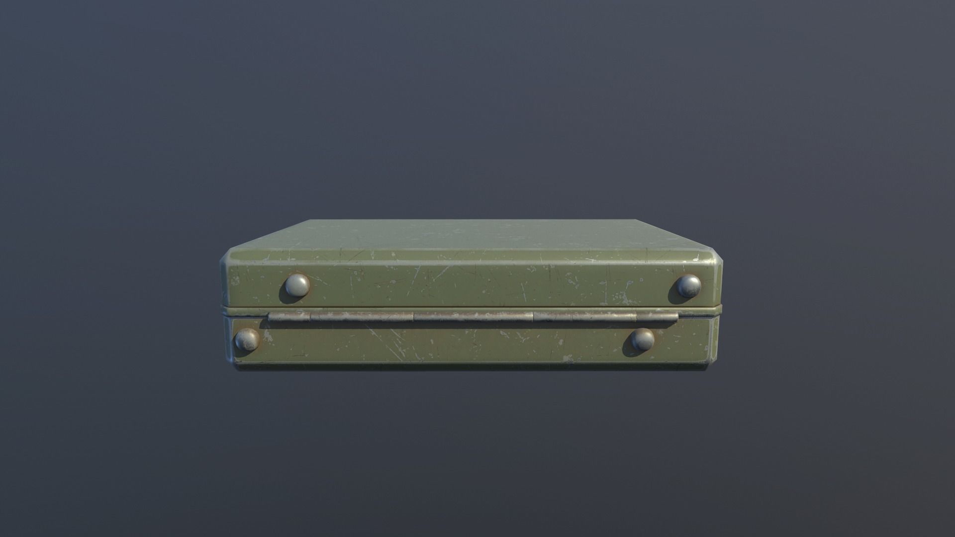 Iron Box Animated PBR Low-poly 3D model_2