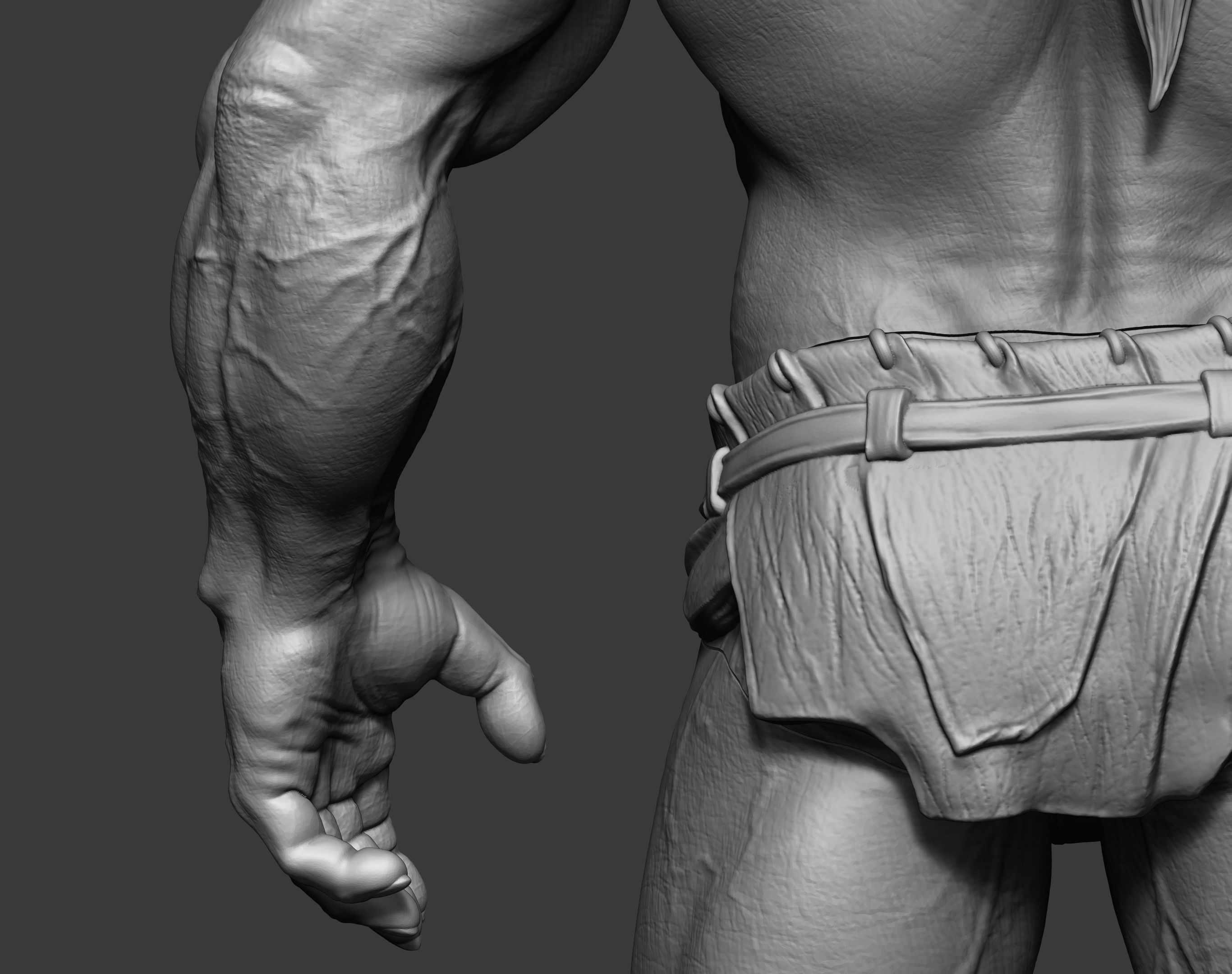 Orc miniature 3D print model_54