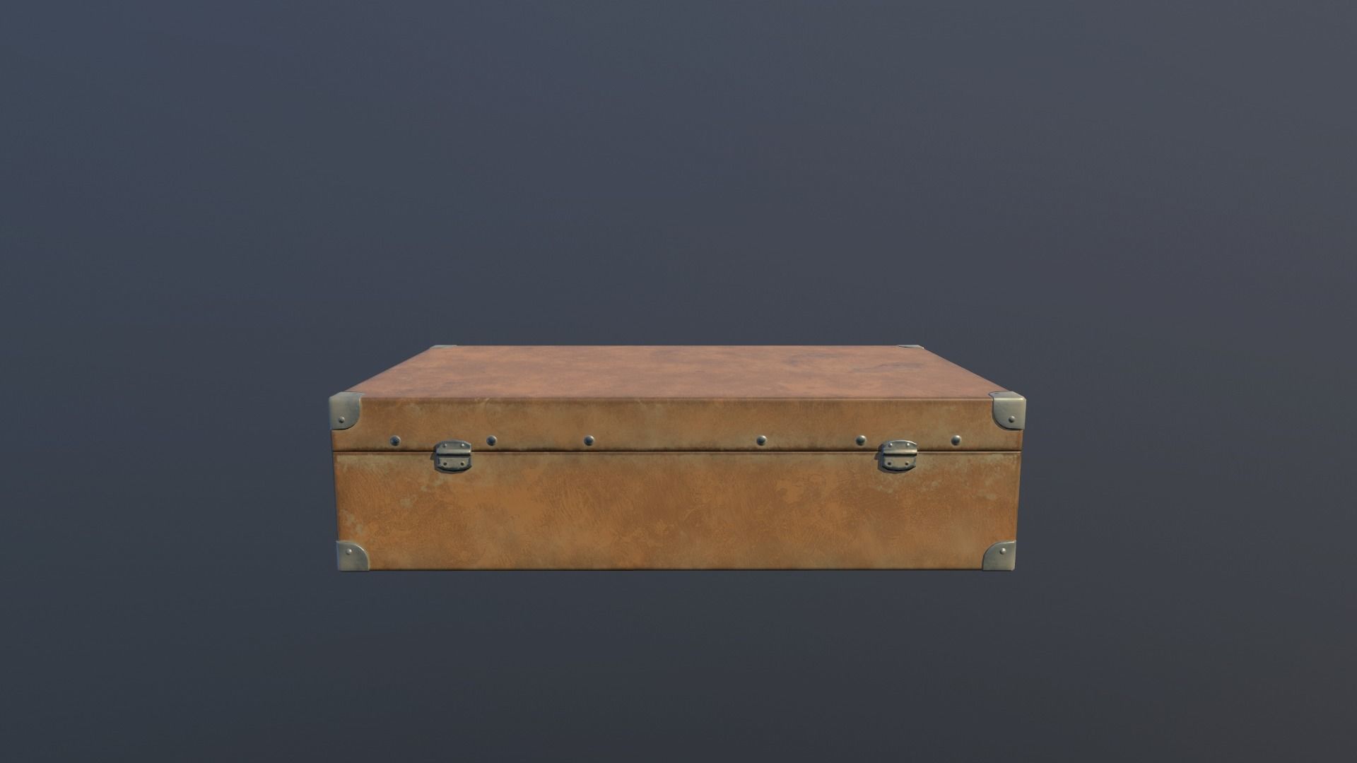 Suitcase Animated PBR Low-poly 3D model_2