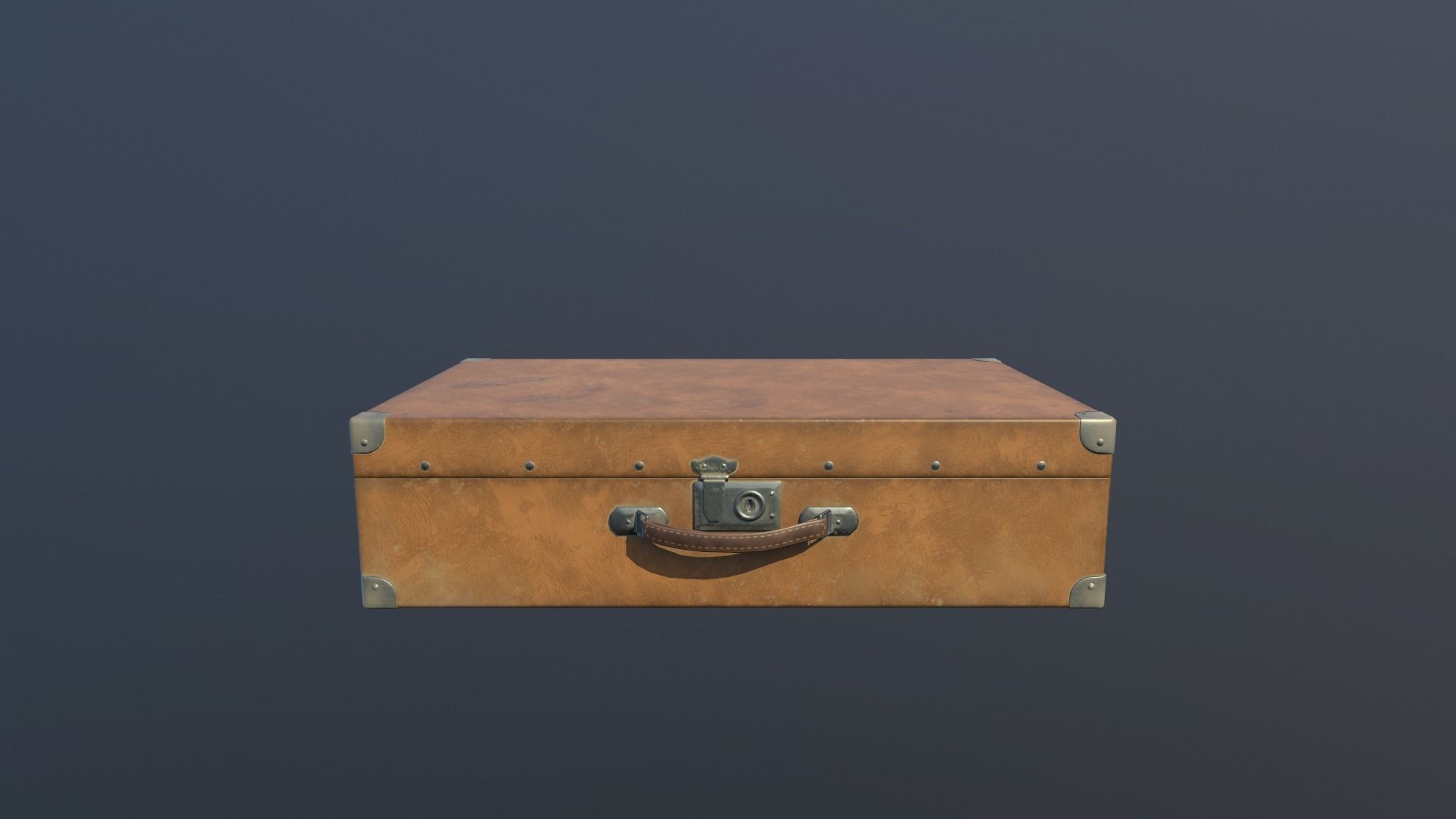 Suitcase Animated PBR Low-poly 3D model_1