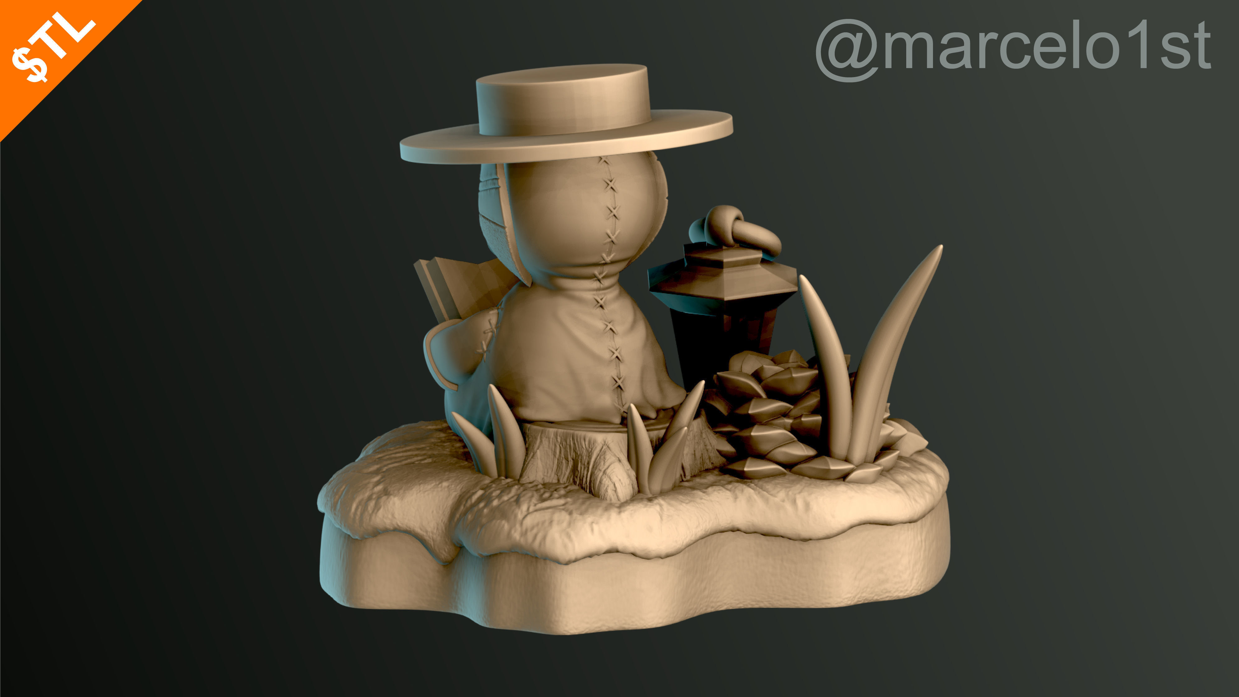 Halloween Pack 01 - Cute Spooky Decoration 3D print model_101