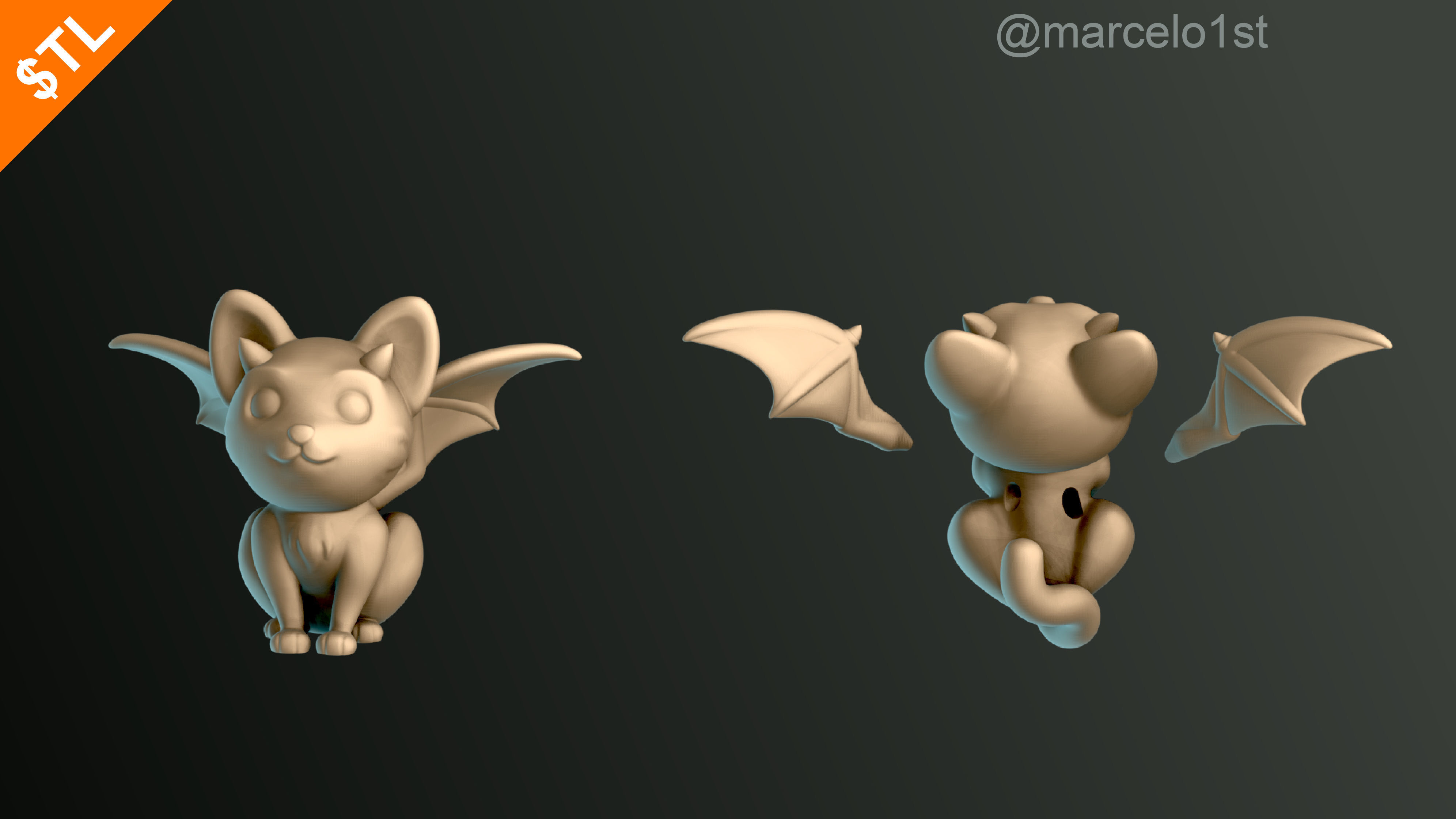 Halloween Pack 01 - Cute Spooky Decoration 3D print model_76