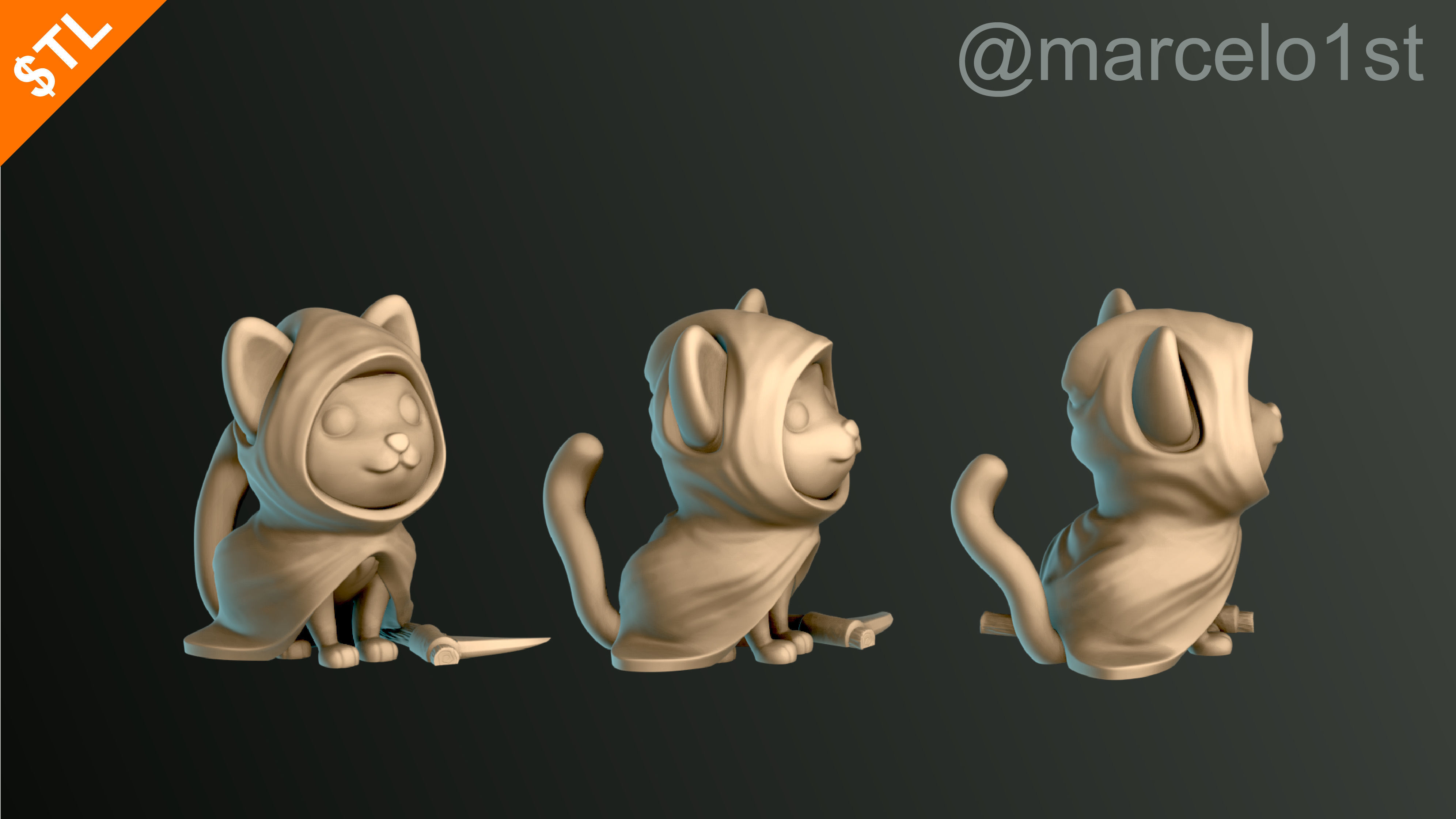 Halloween Pack 01 - Cute Spooky Decoration 3D print model_70