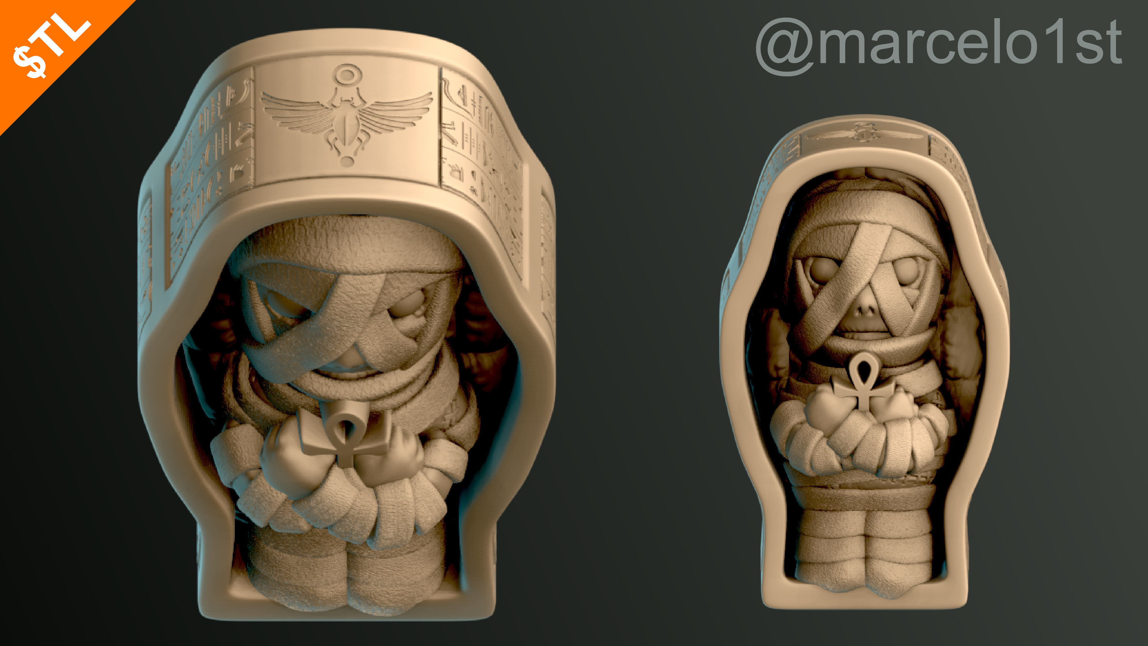 Halloween Pack 01 - Cute Spooky Decoration 3D print model_22