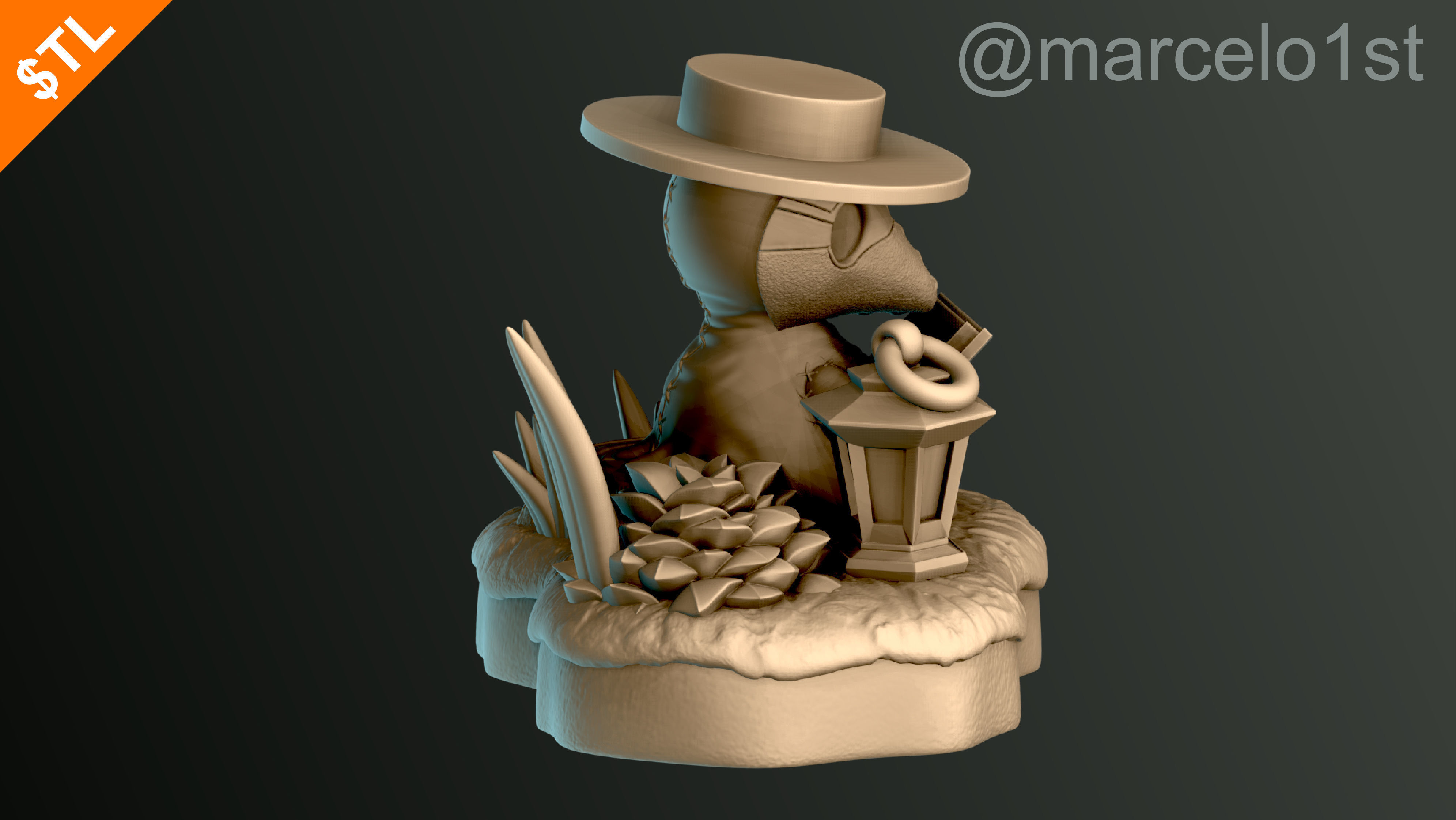 Halloween Pack 01 - Cute Spooky Decoration 3D print model_100