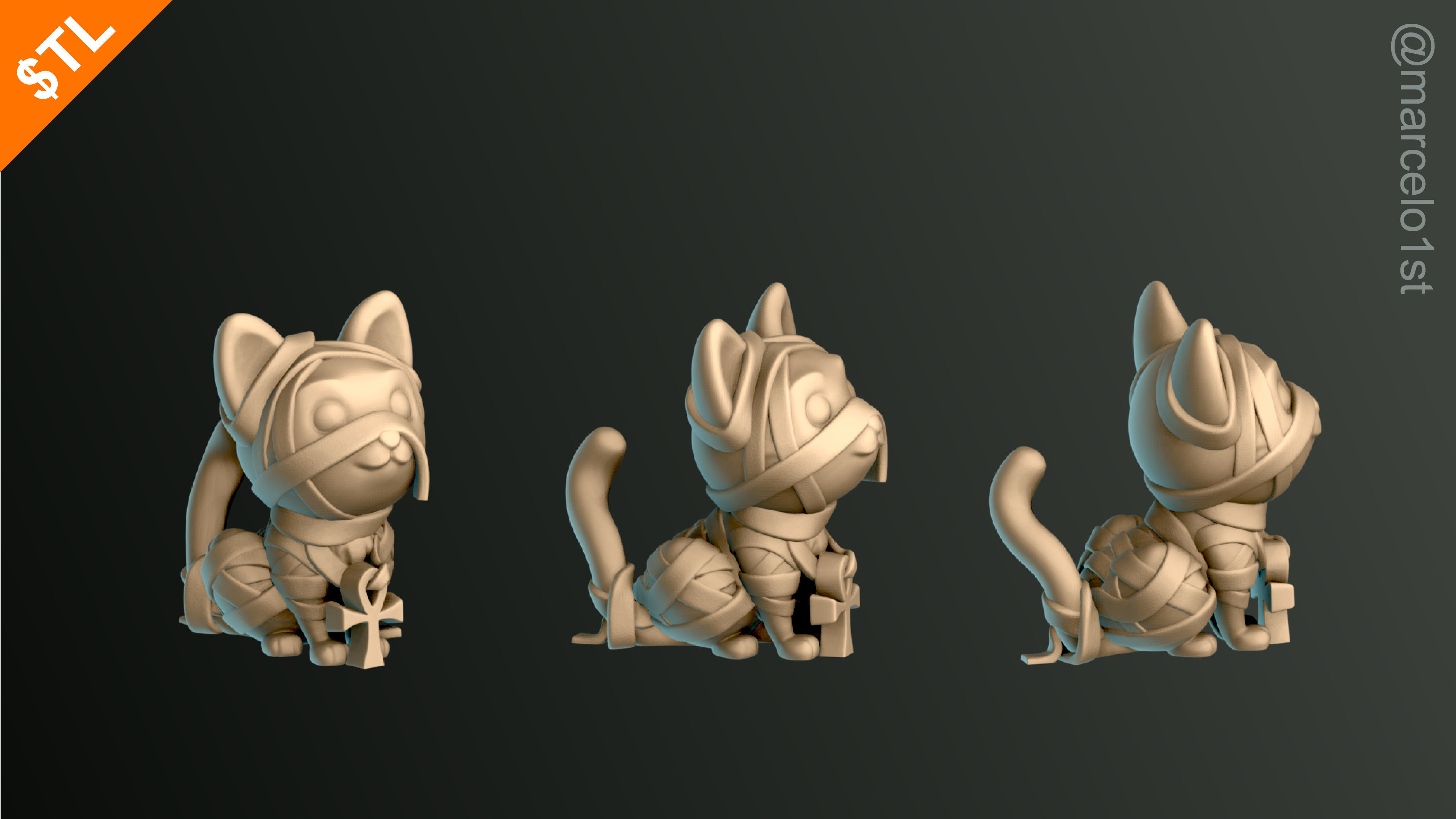 Halloween Pack 01 - Cute Spooky Decoration 3D print model_83