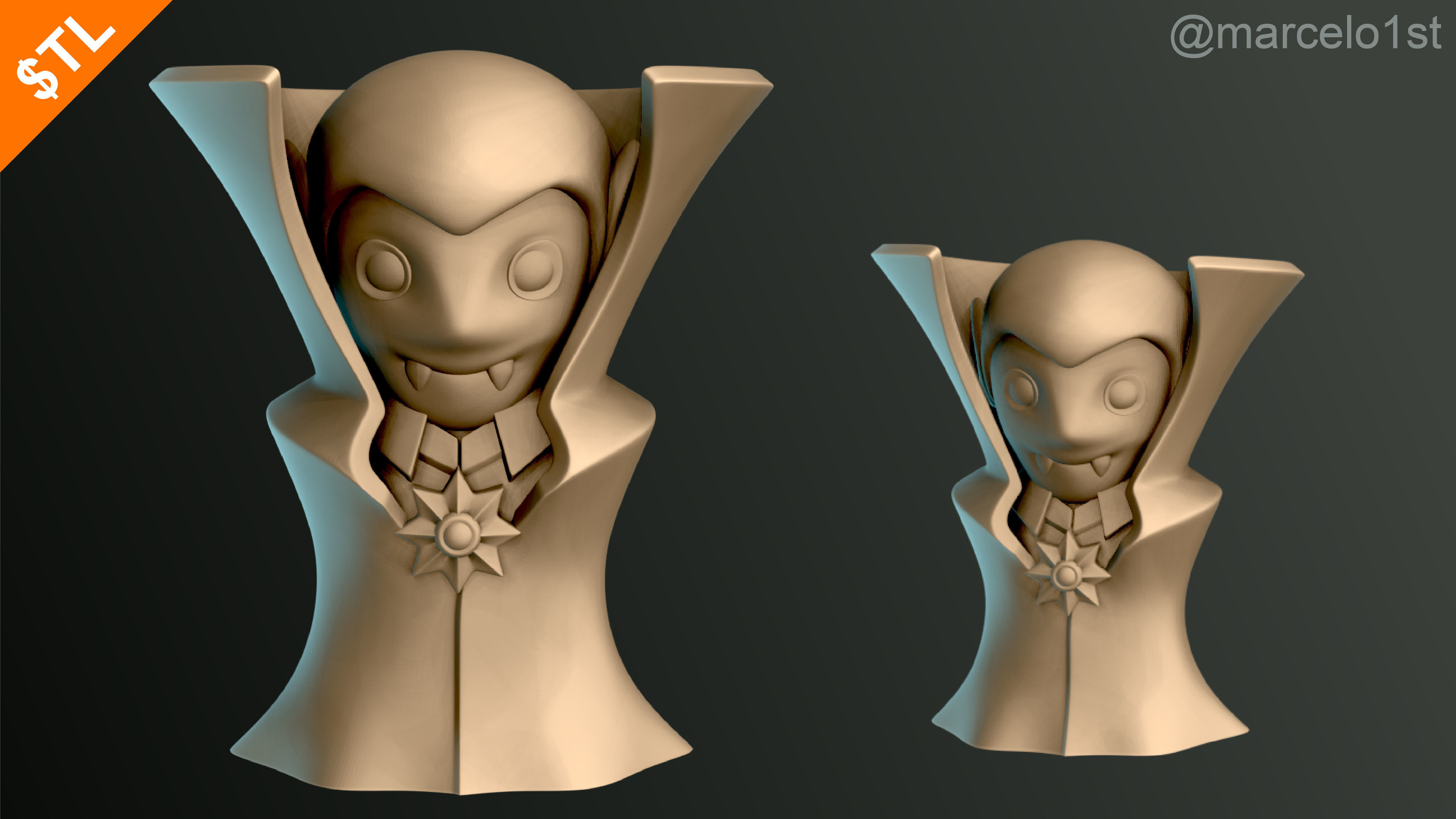 Halloween Pack 01 - Cute Spooky Decoration 3D print model_11