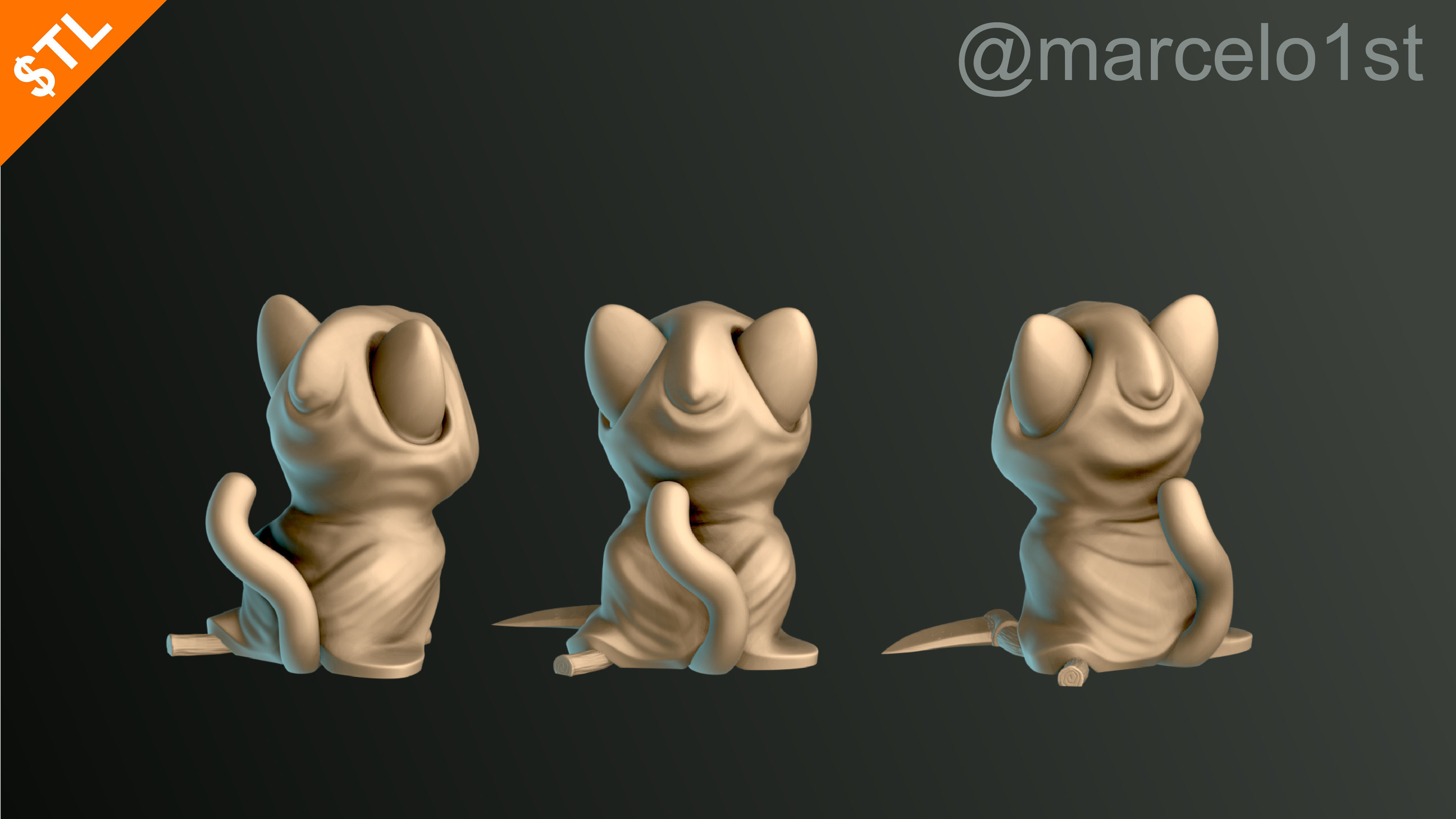 Halloween Pack 01 - Cute Spooky Decoration 3D print model_71