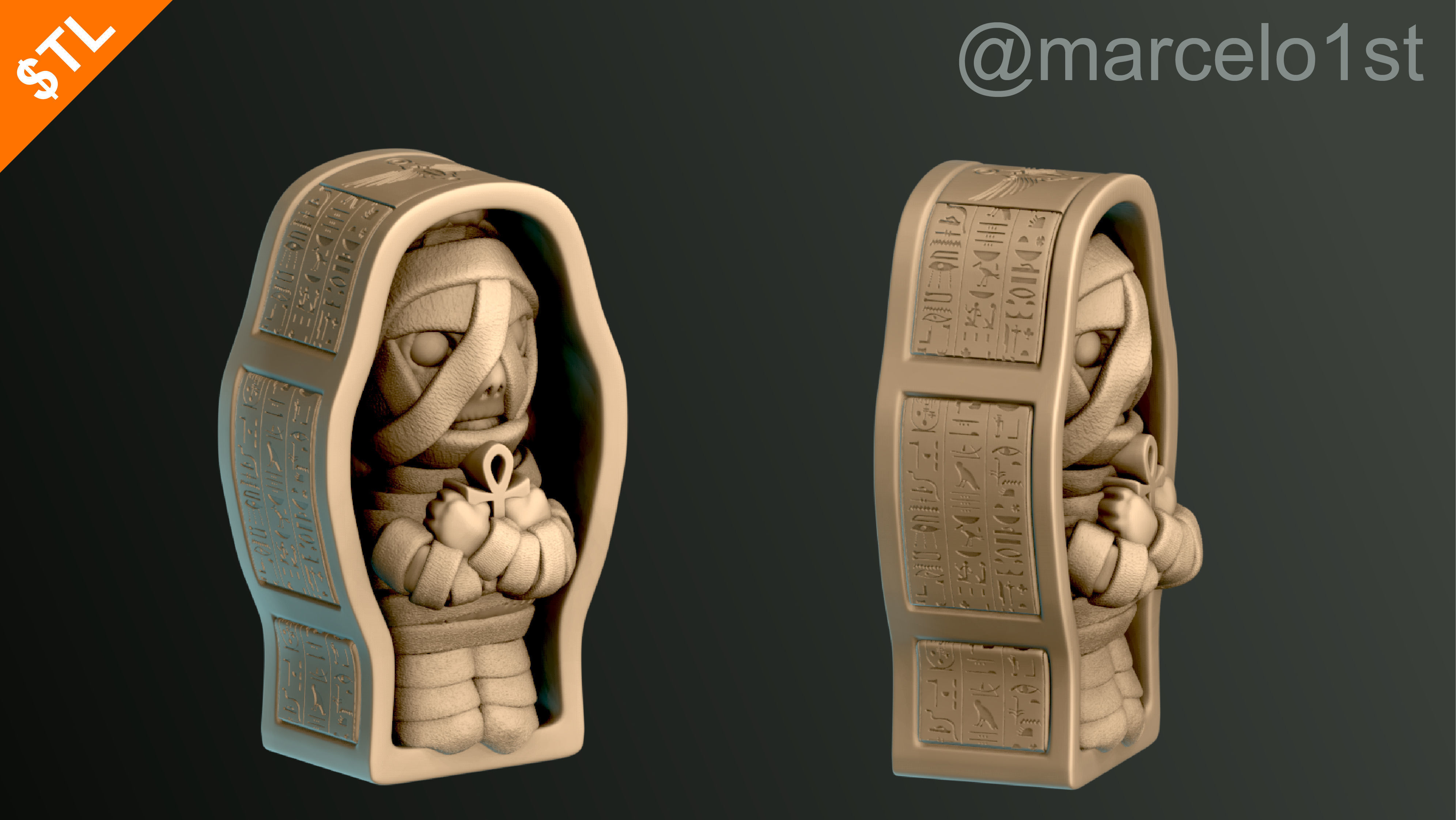 Halloween Pack 01 - Cute Spooky Decoration 3D print model_23