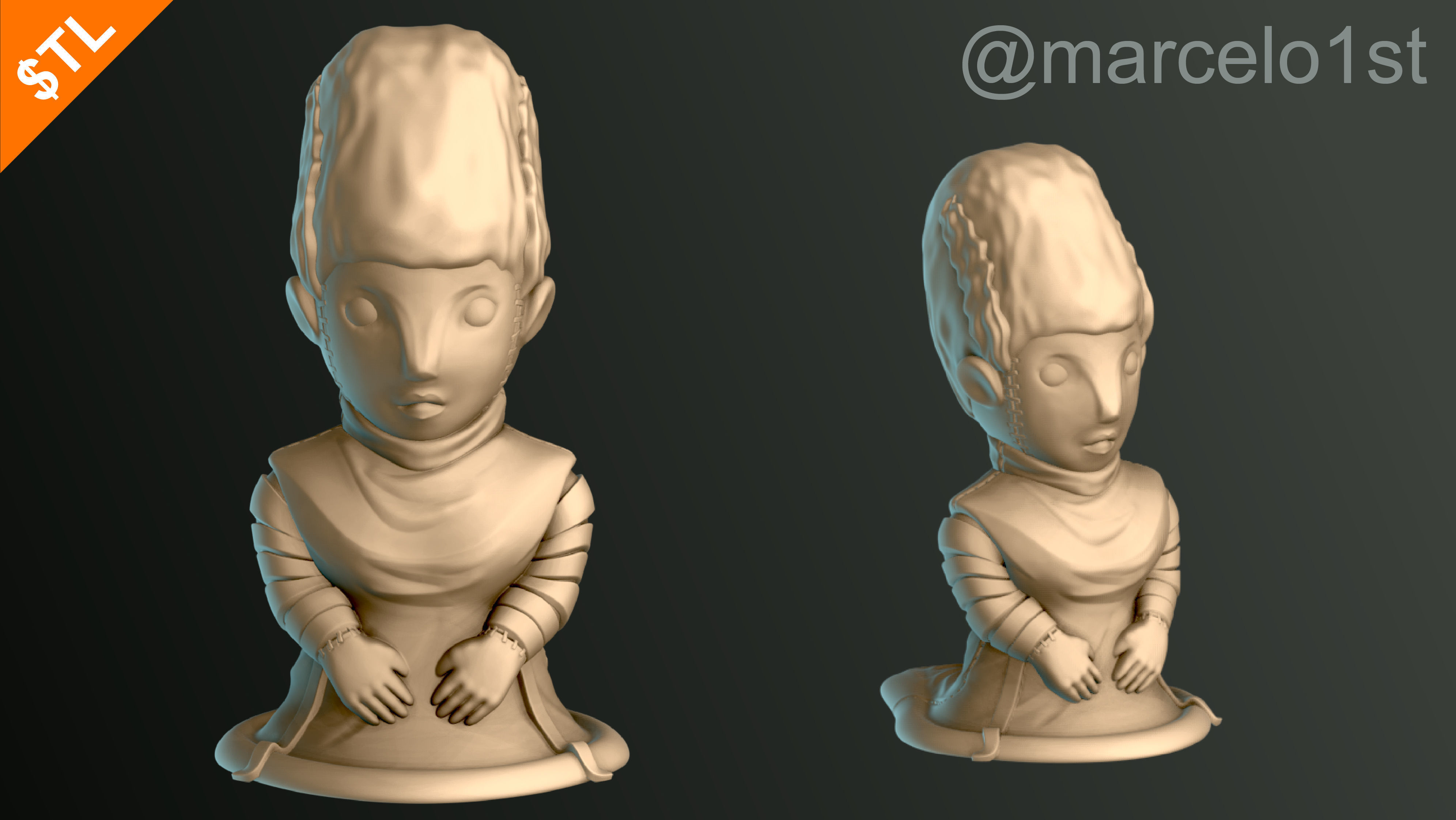 Halloween Pack 01 - Cute Spooky Decoration 3D print model_6