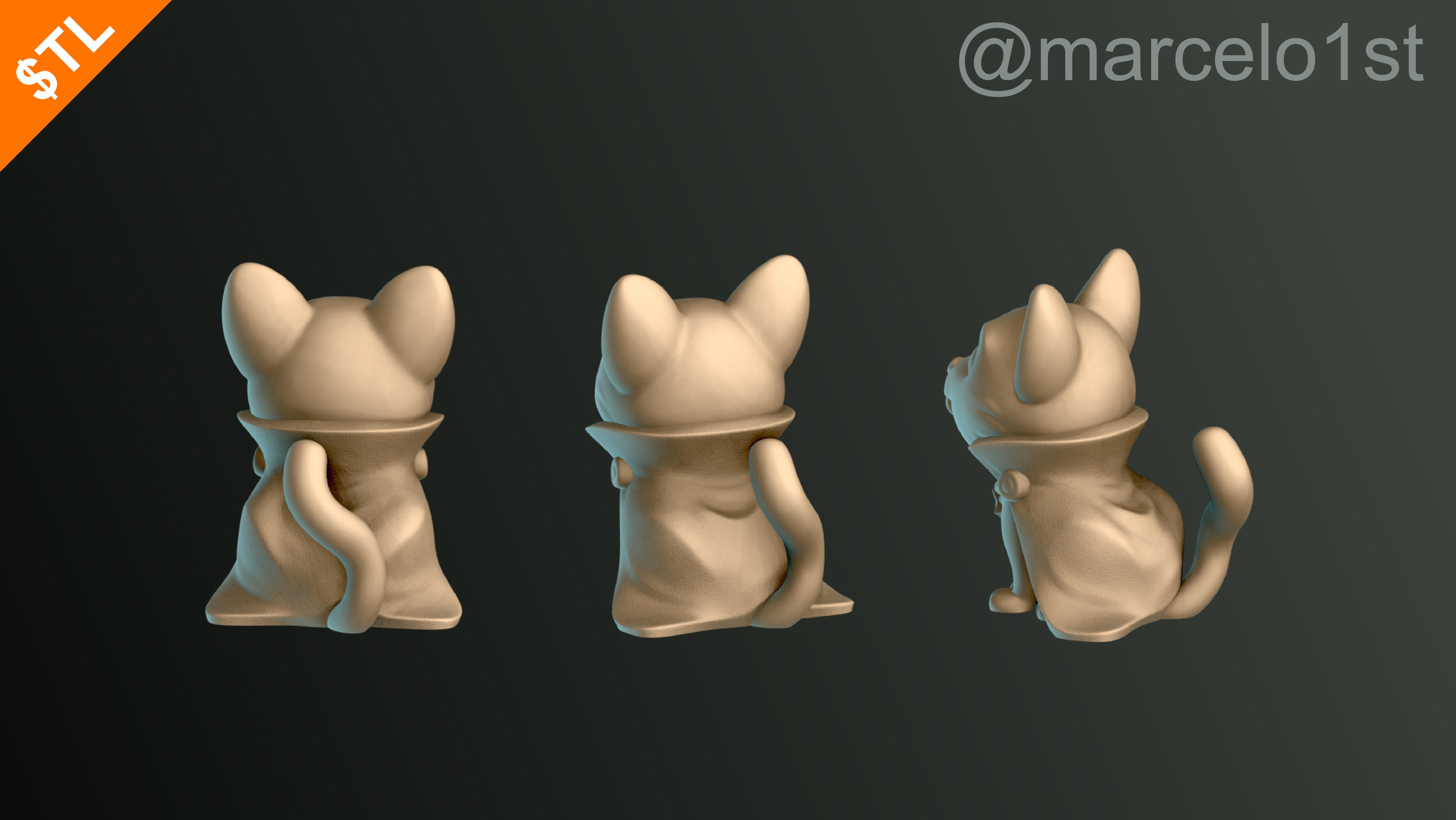 Halloween Pack 01 - Cute Spooky Decoration 3D print model_67