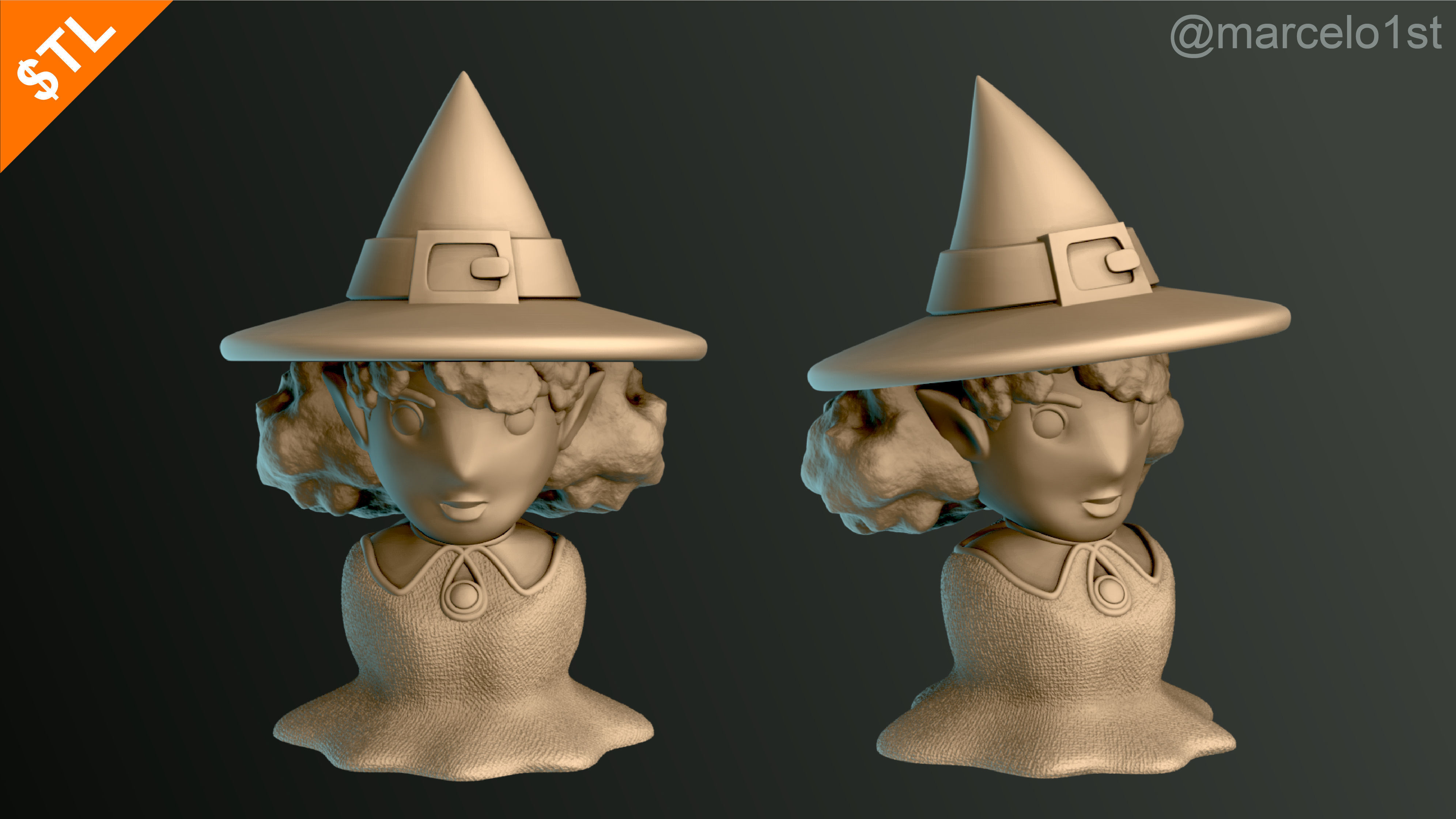 Halloween Pack 01 - Cute Spooky Decoration 3D print model_45