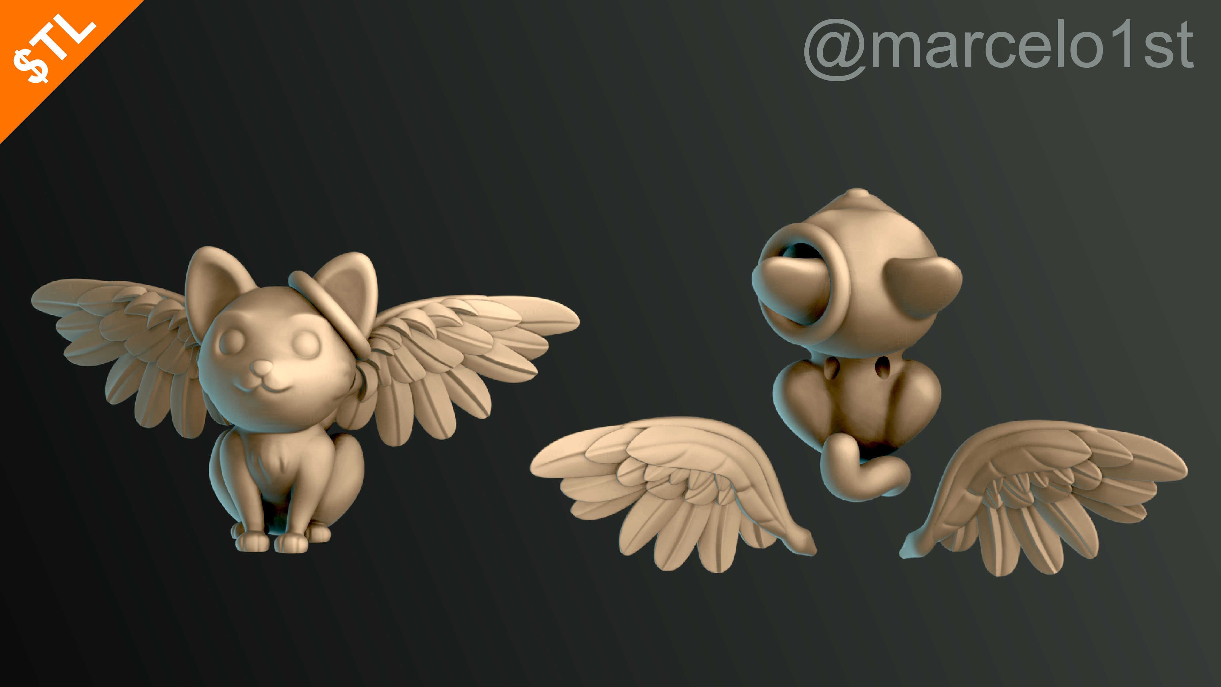 Halloween Pack 01 - Cute Spooky Decoration 3D print model_81