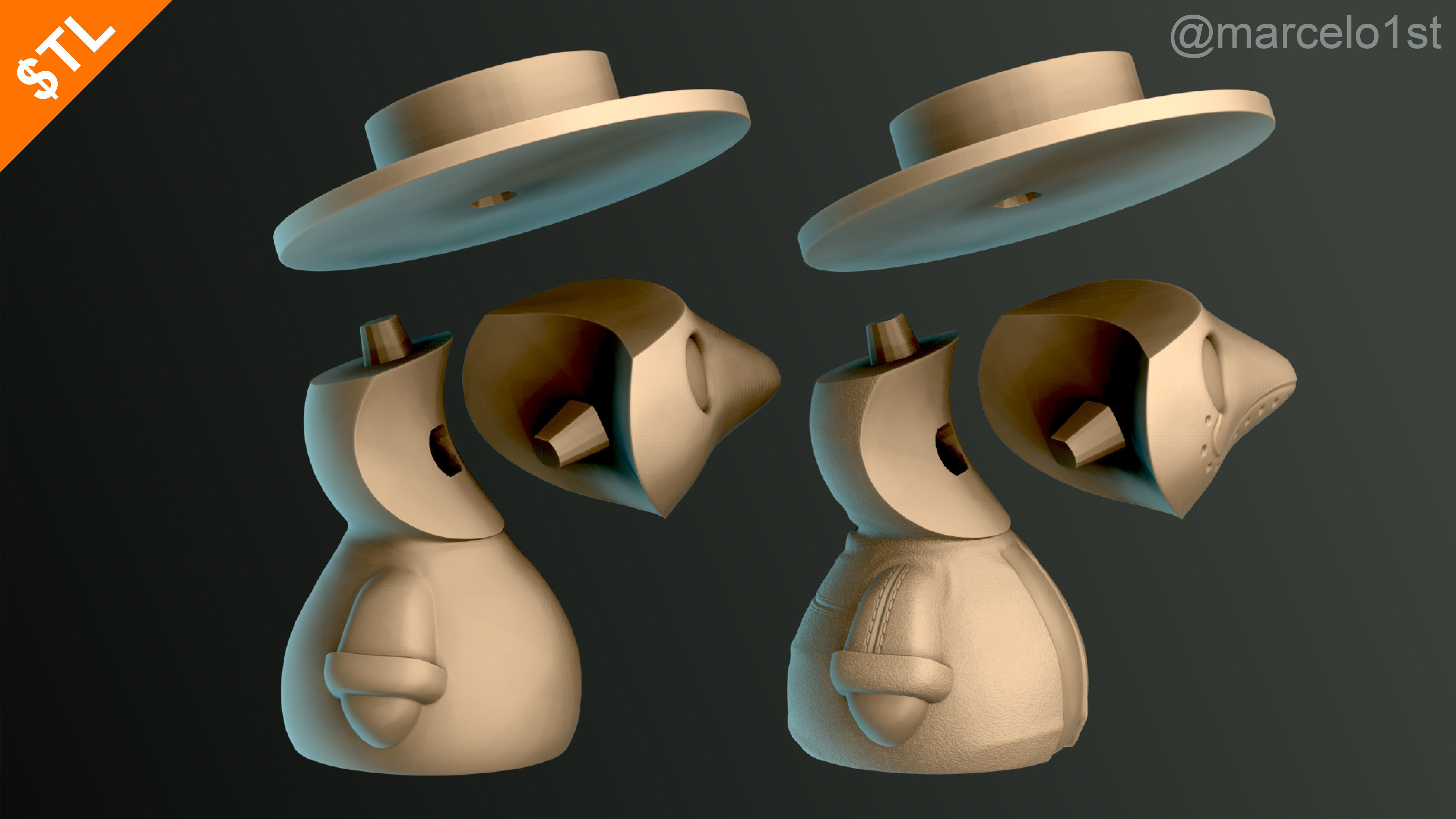 Halloween Pack 01 - Cute Spooky Decoration 3D print model_87