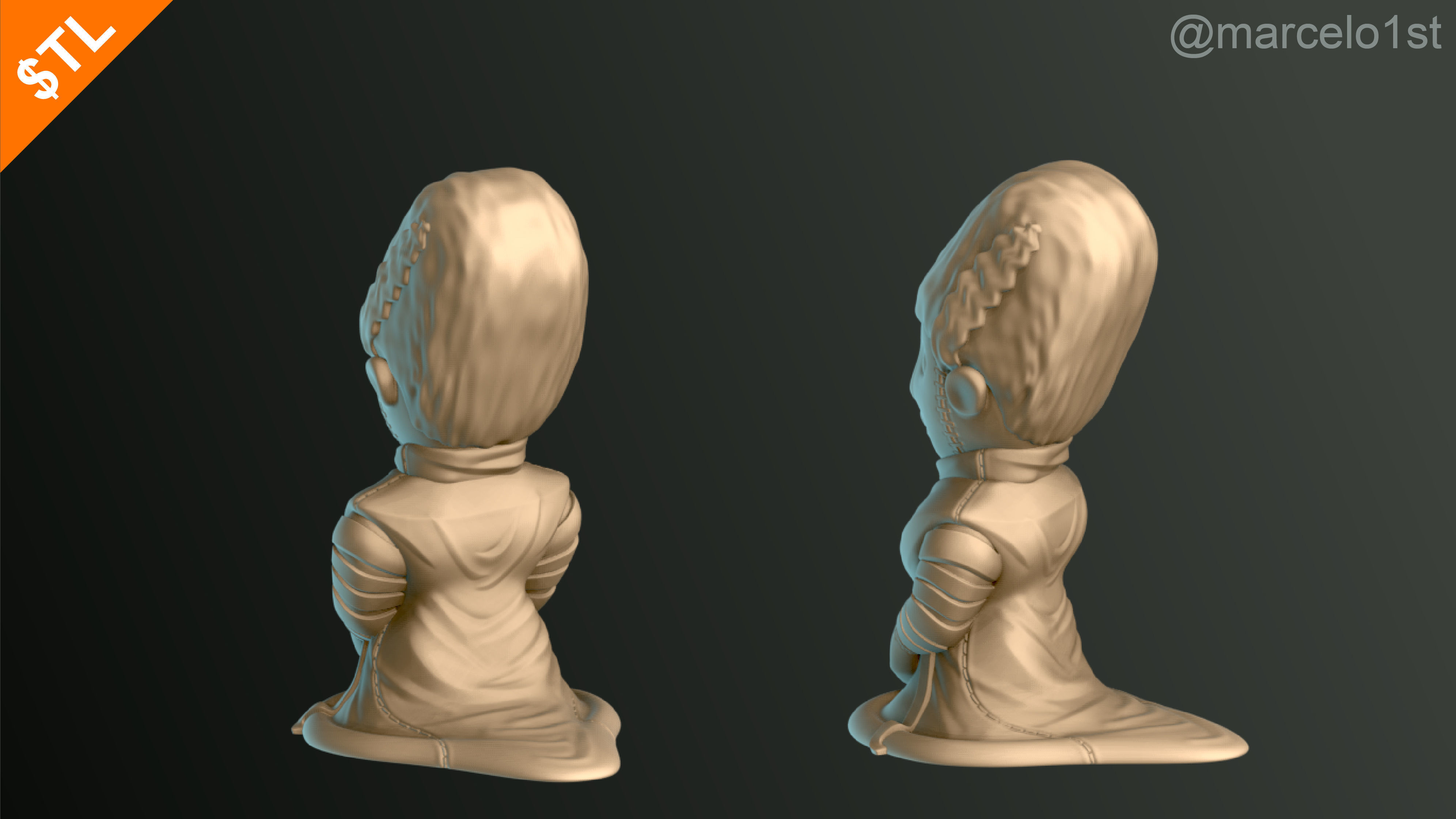 Halloween Pack 01 - Cute Spooky Decoration 3D print model_9