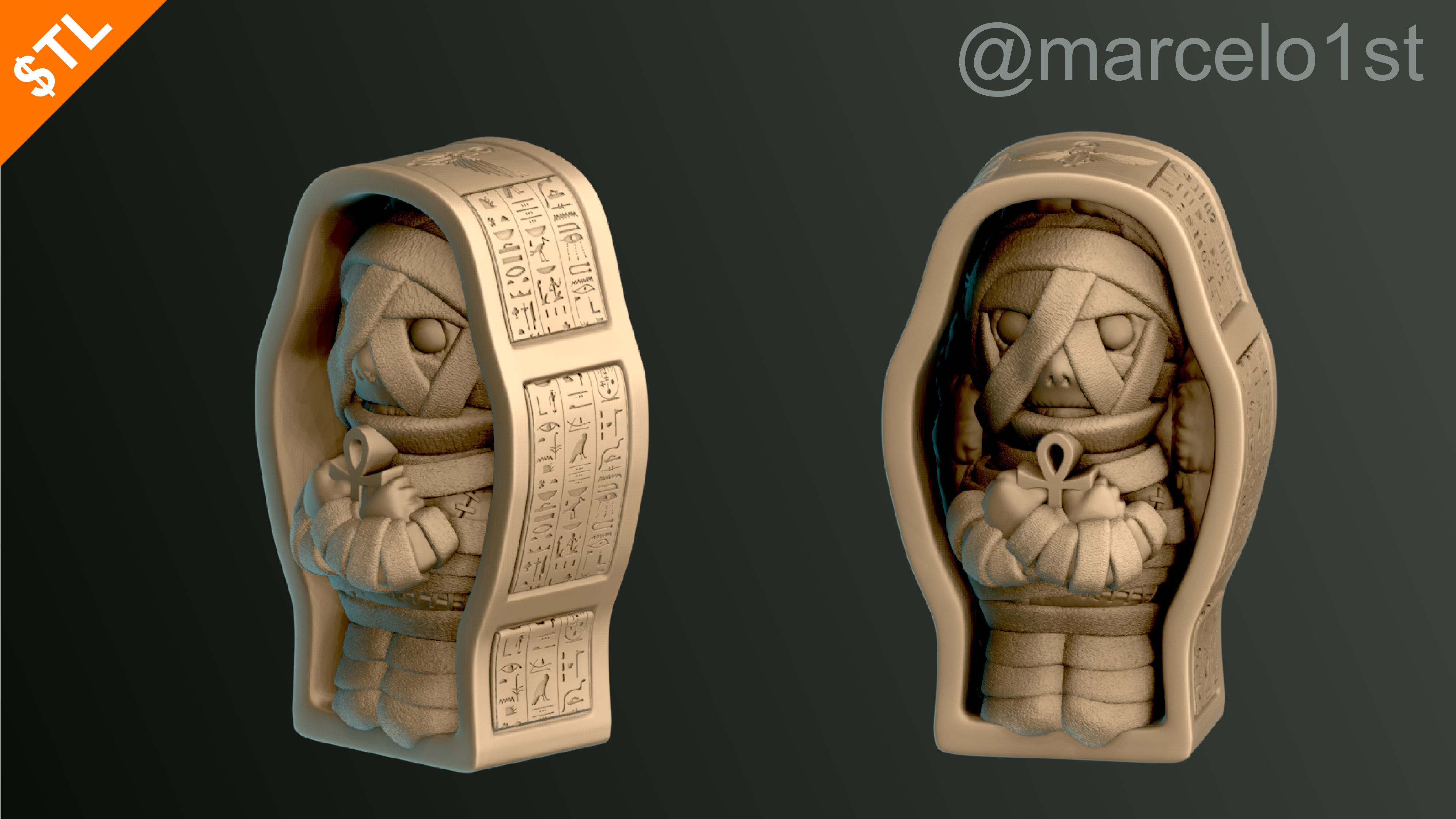 Halloween Pack 01 - Cute Spooky Decoration 3D print model_27