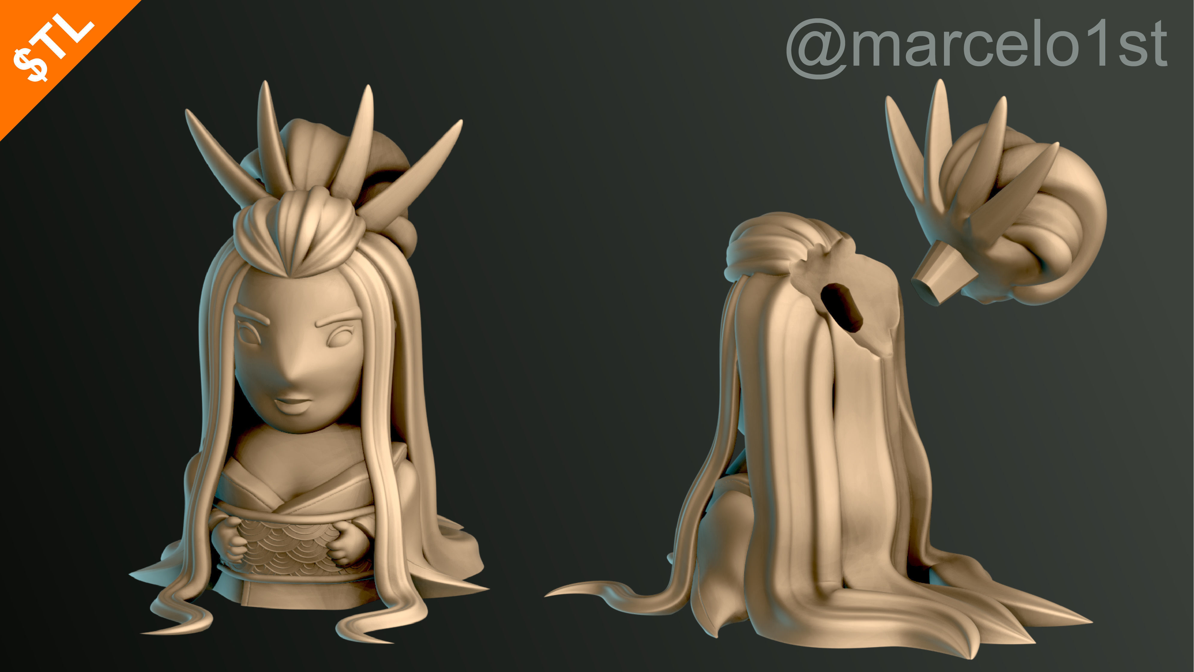 Halloween Pack 01 - Cute Spooky Decoration 3D print model_51