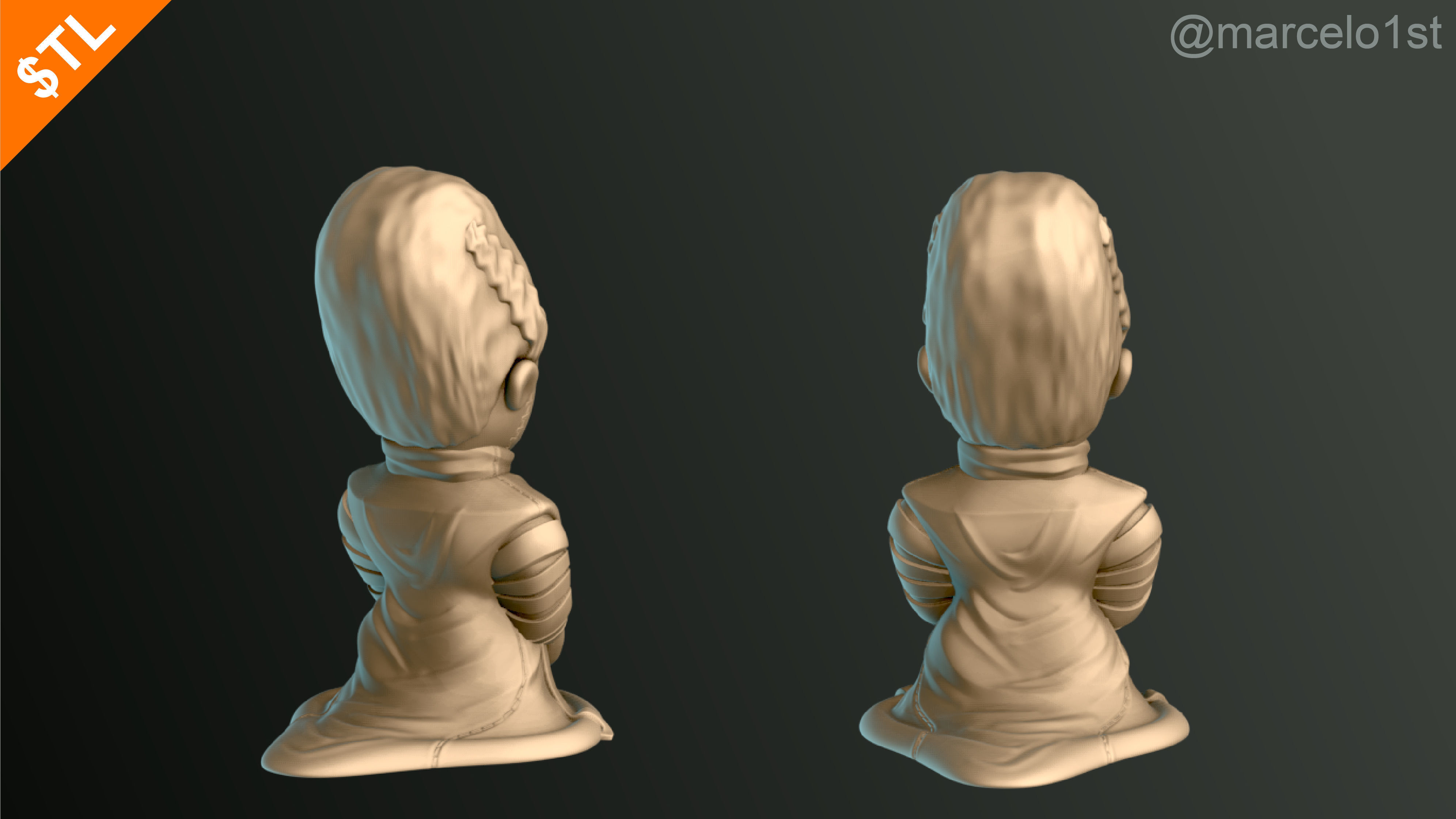 Halloween Pack 01 - Cute Spooky Decoration 3D print model_8