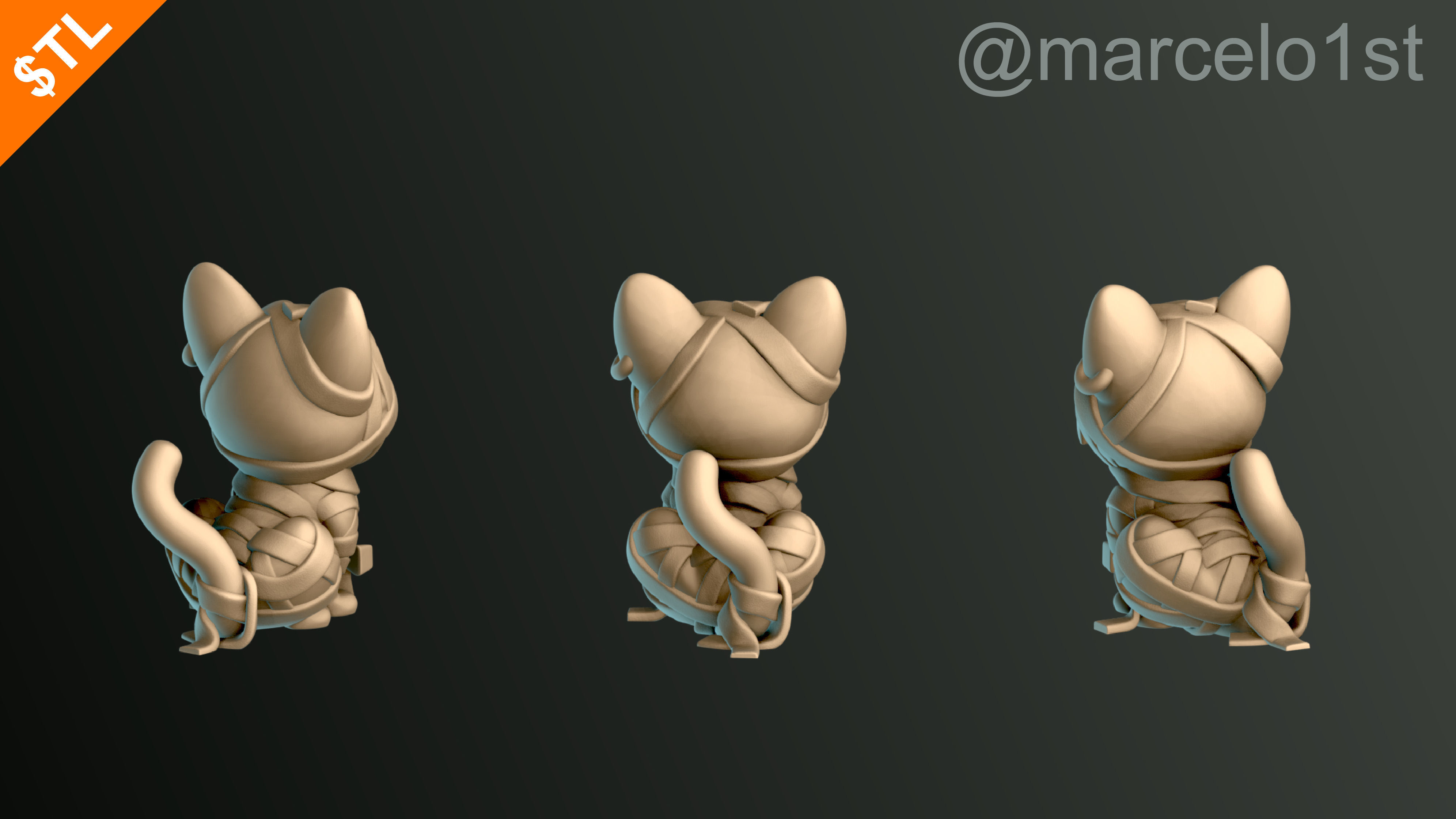 Halloween Pack 01 - Cute Spooky Decoration 3D print model_84