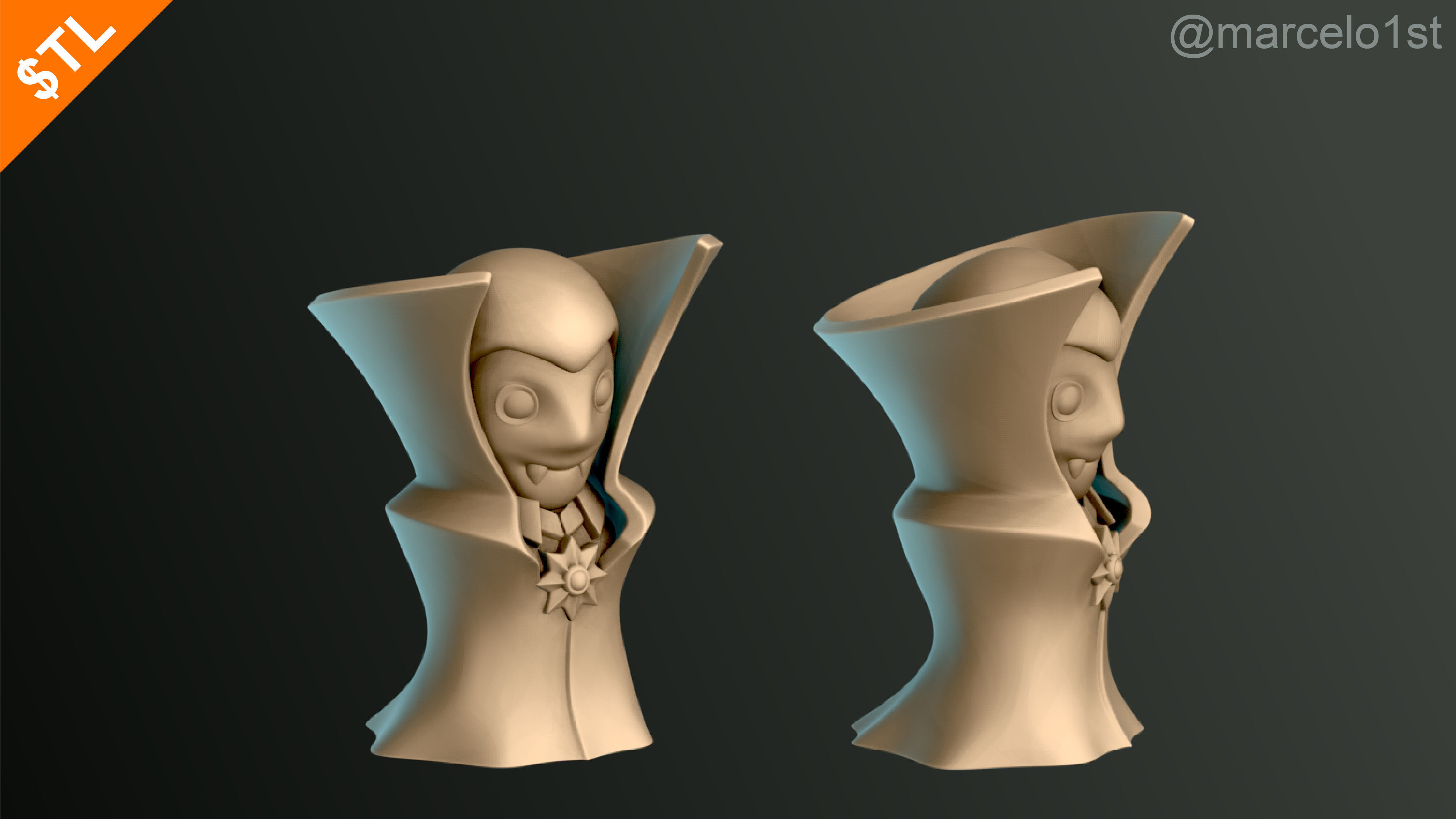 Halloween Pack 01 - Cute Spooky Decoration 3D print model_12