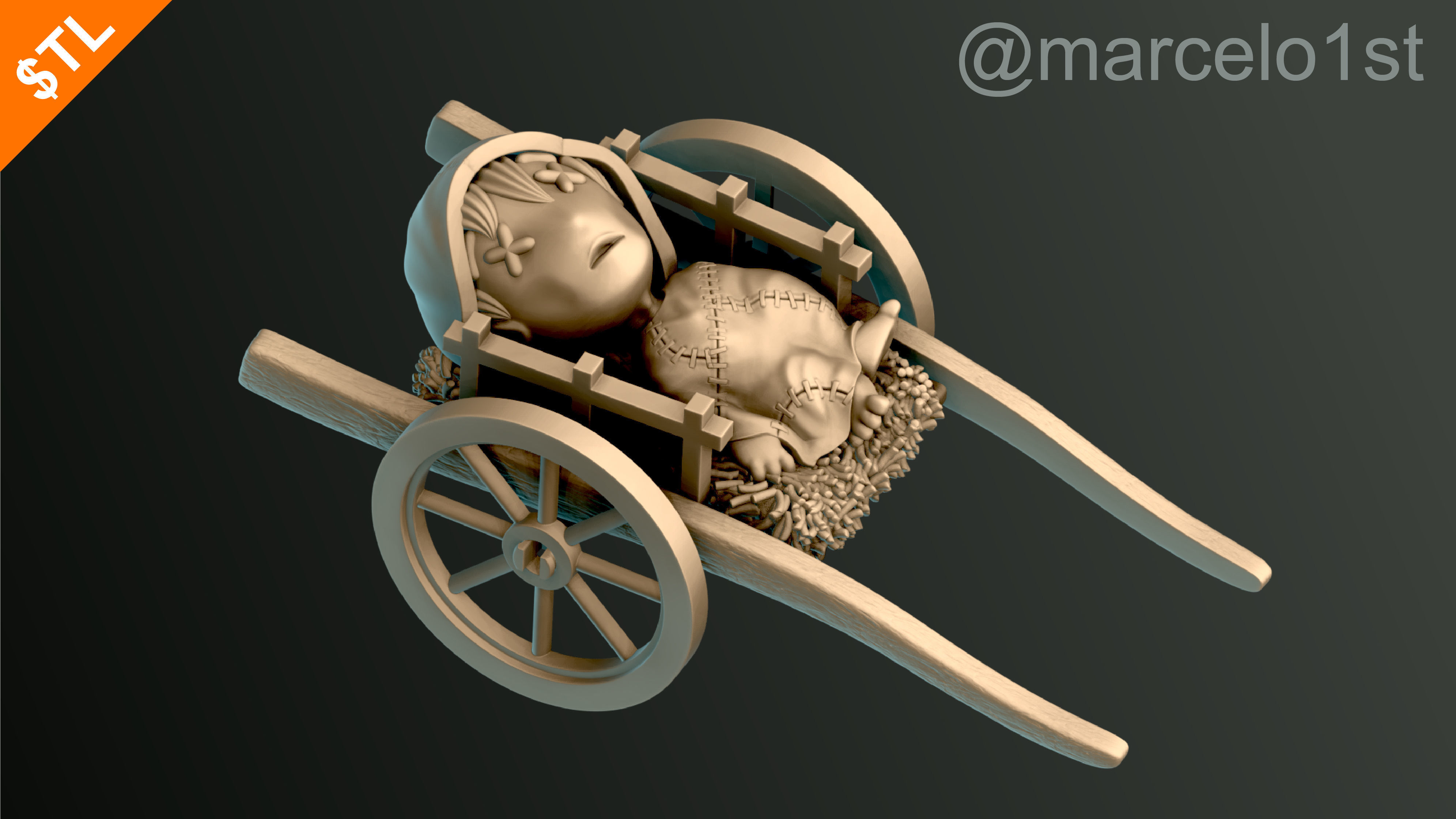 Halloween Pack 01 - Cute Spooky Decoration 3D print model_104