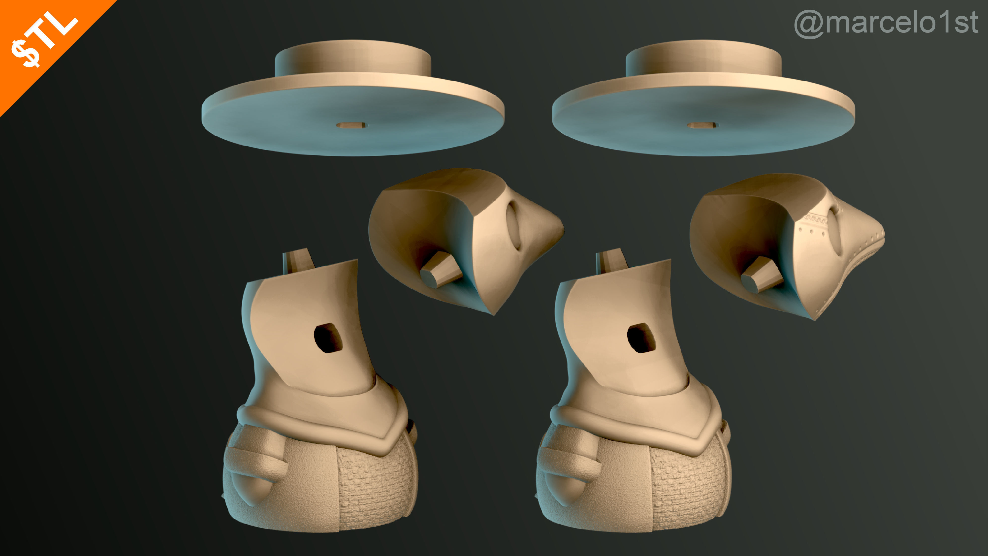 Halloween Pack 01 - Cute Spooky Decoration 3D print model_90