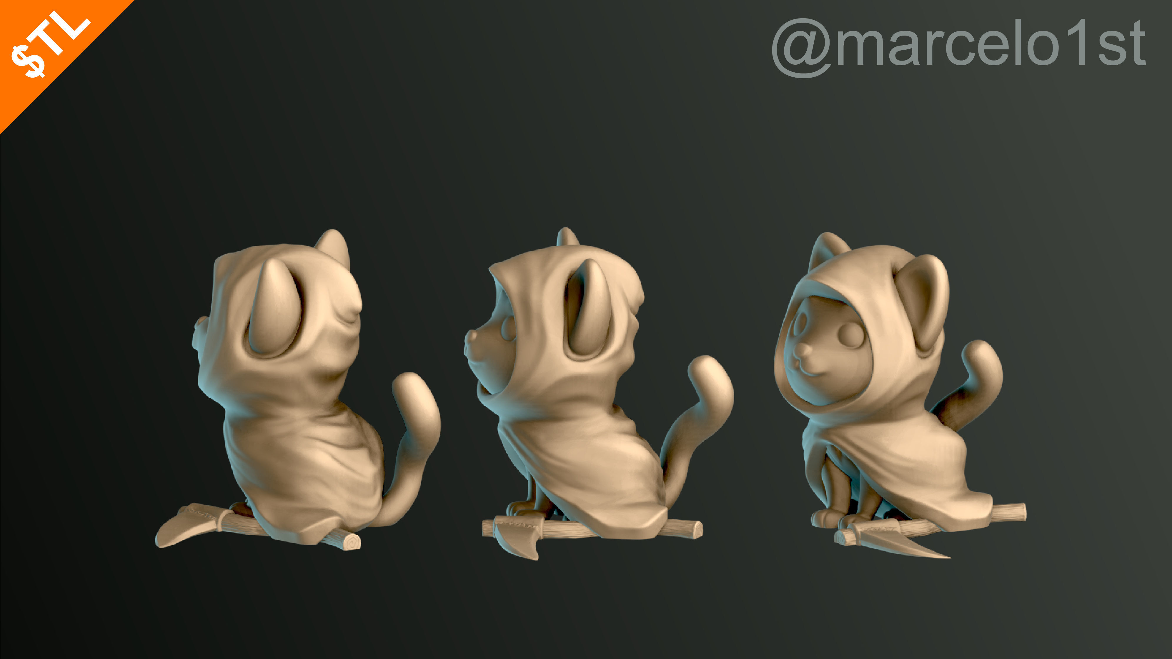 Halloween Pack 01 - Cute Spooky Decoration 3D print model_72