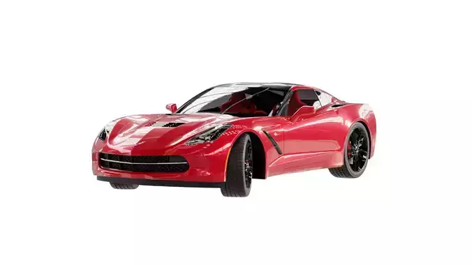 Chevrolet corvette - RIGGED sports car