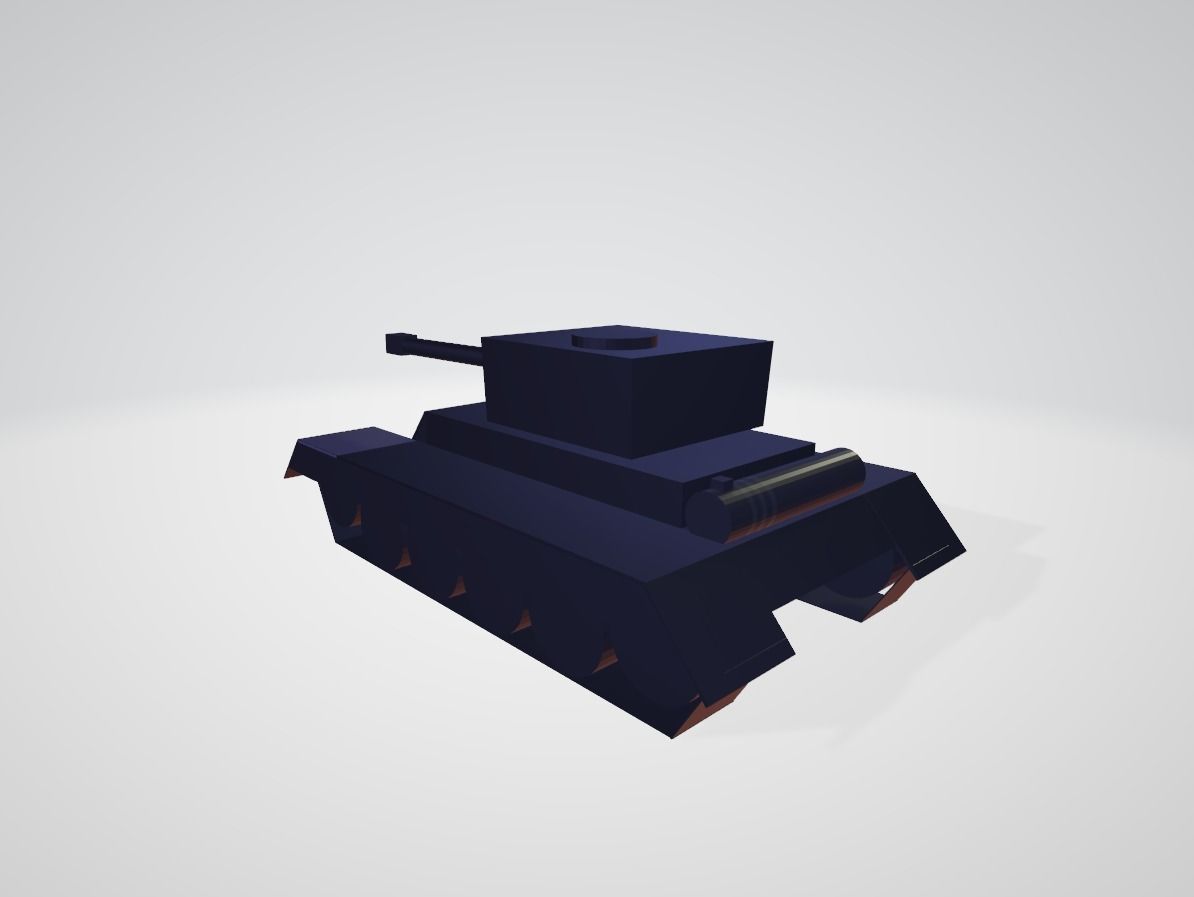 Tank Vr Model 3D model Tank model VR / AR / low-poly | CGTrader
